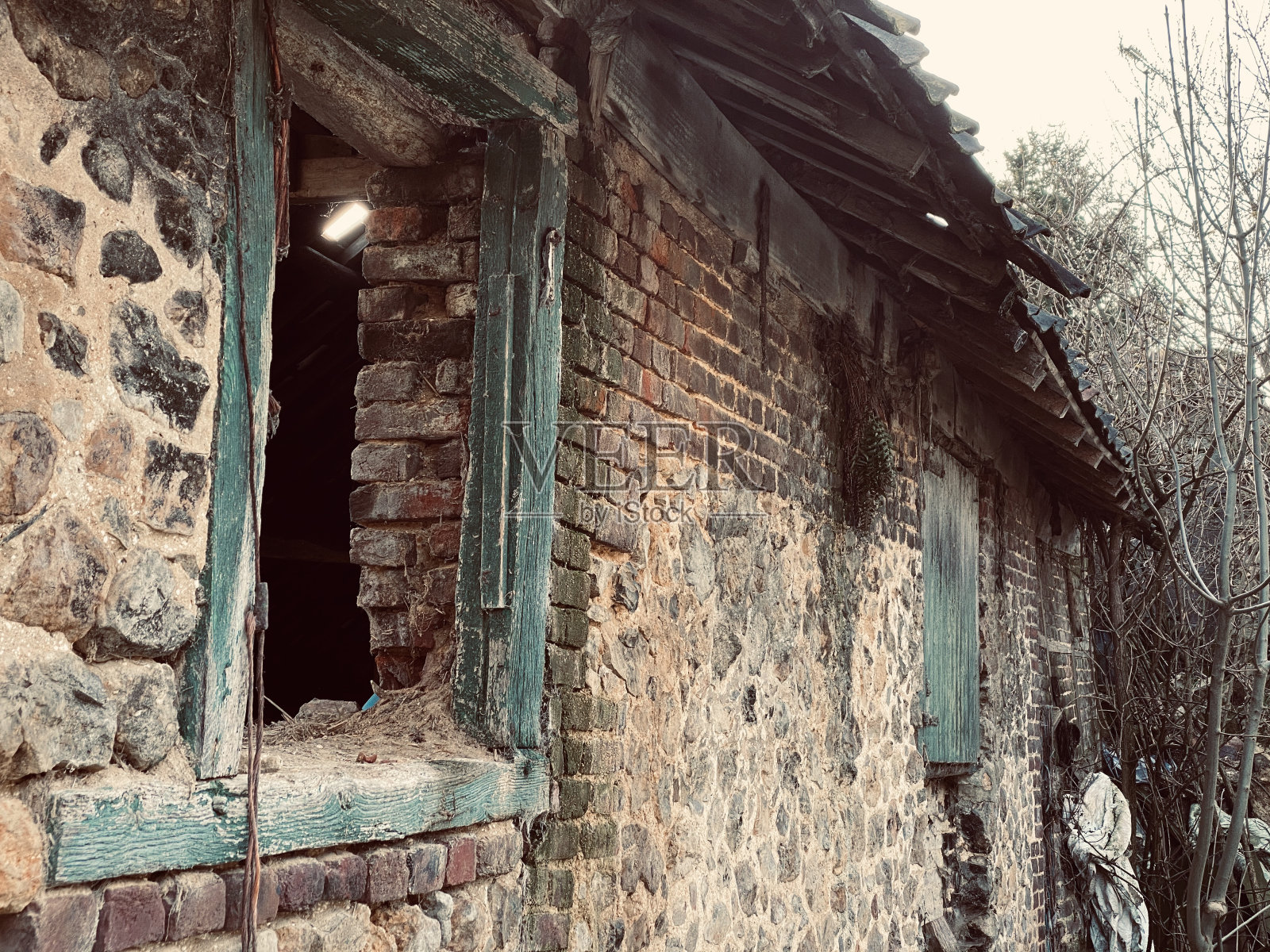 老谷仓也可以很漂亮!照片摄影图片