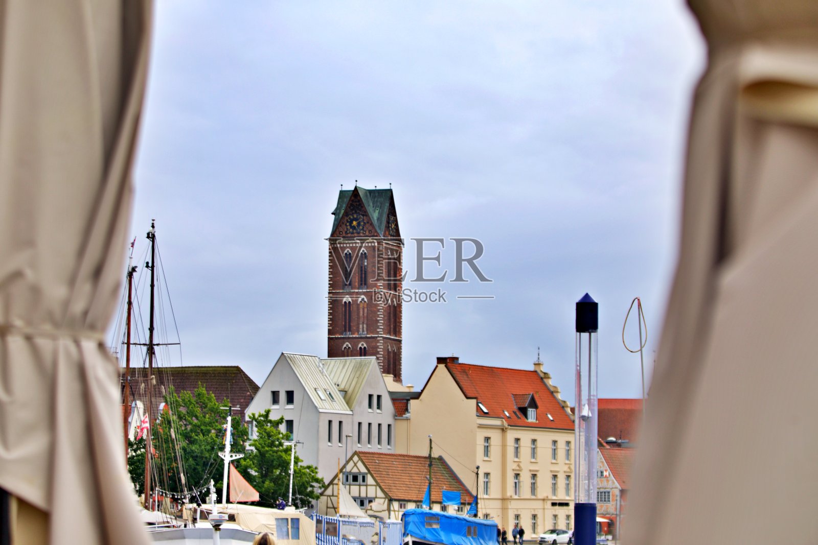 历史悠久的德国港口城市照片摄影图片