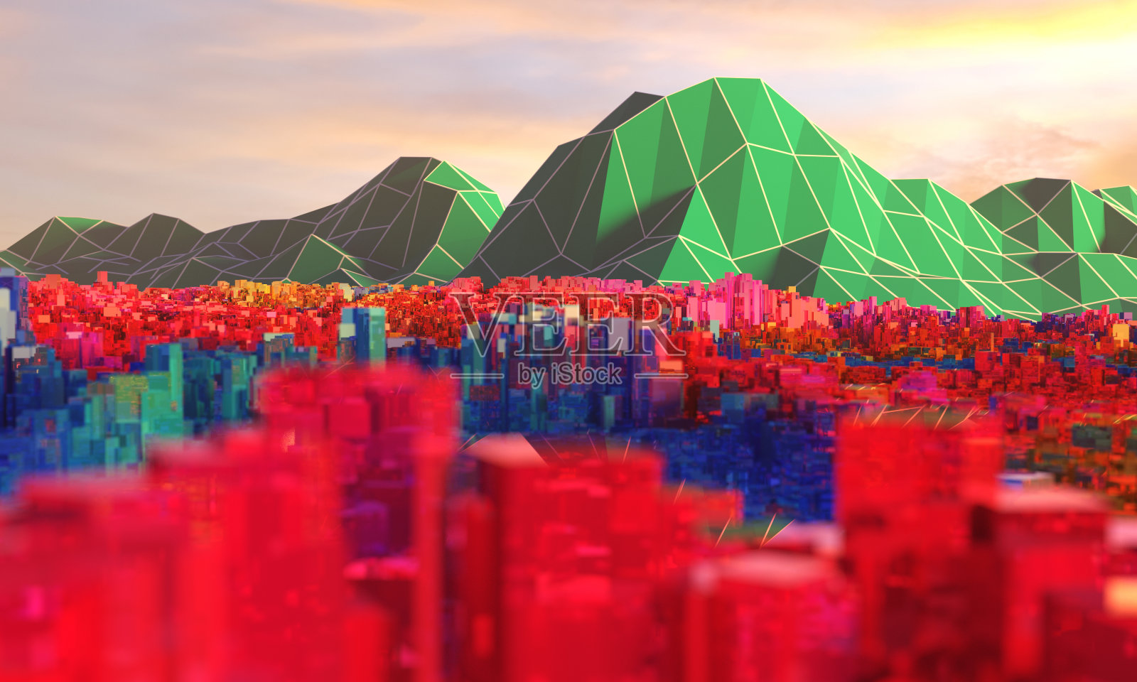 Metaverse建筑照片摄影图片