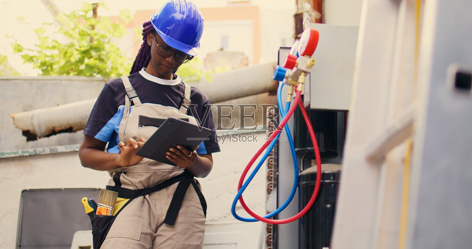 专业校准真空泵照片摄影图片