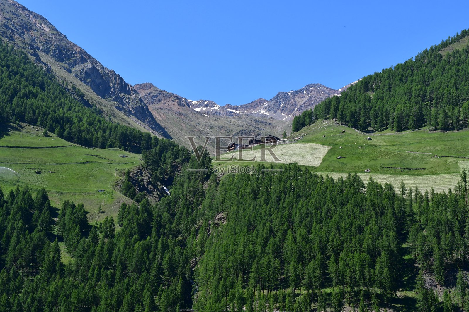 南蒂罗尔Schnalstal美丽的风景照片摄影图片