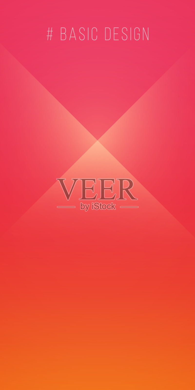 简单抽象的红色和橙色背景插画图片素材