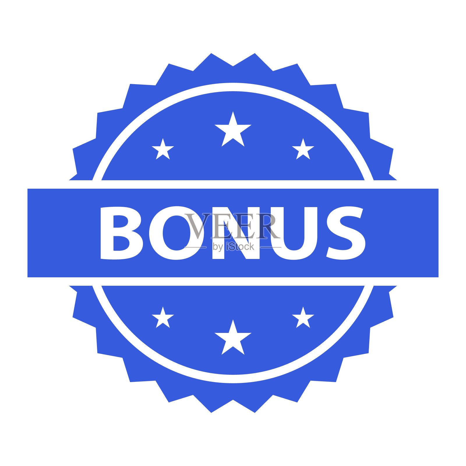 奖金盖章，盖章。矢量徽章，图标模板。插图孤立在白色背景上。插画图片素材