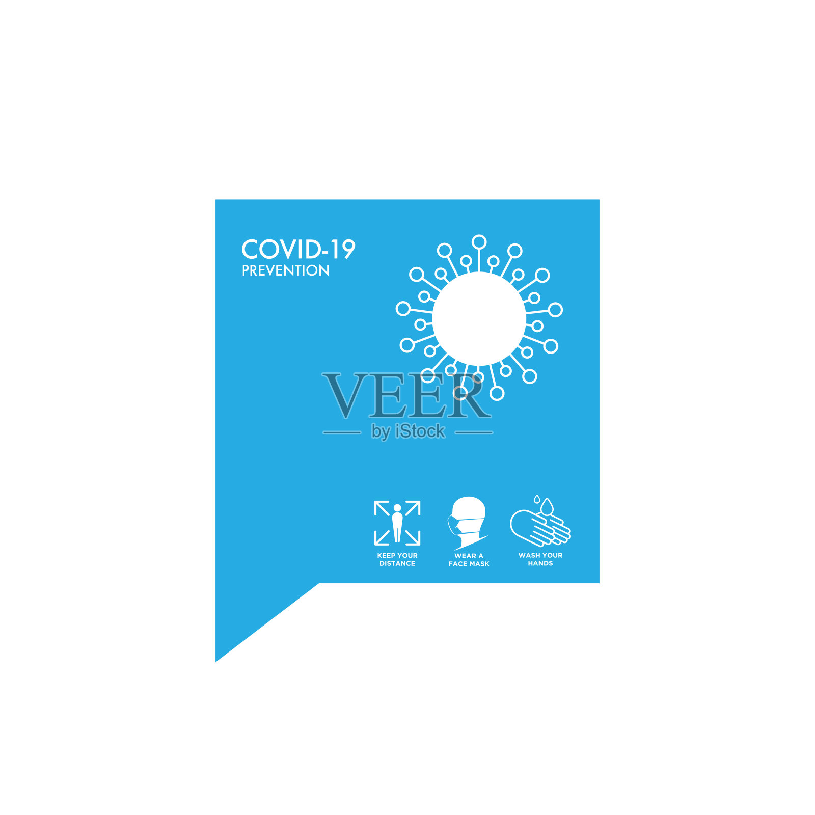 新型冠状病毒肺炎冠状病毒暴发流感作为危险流感毒株病例作为大流行概念横幅平面风格插图股票插图插画图片素材