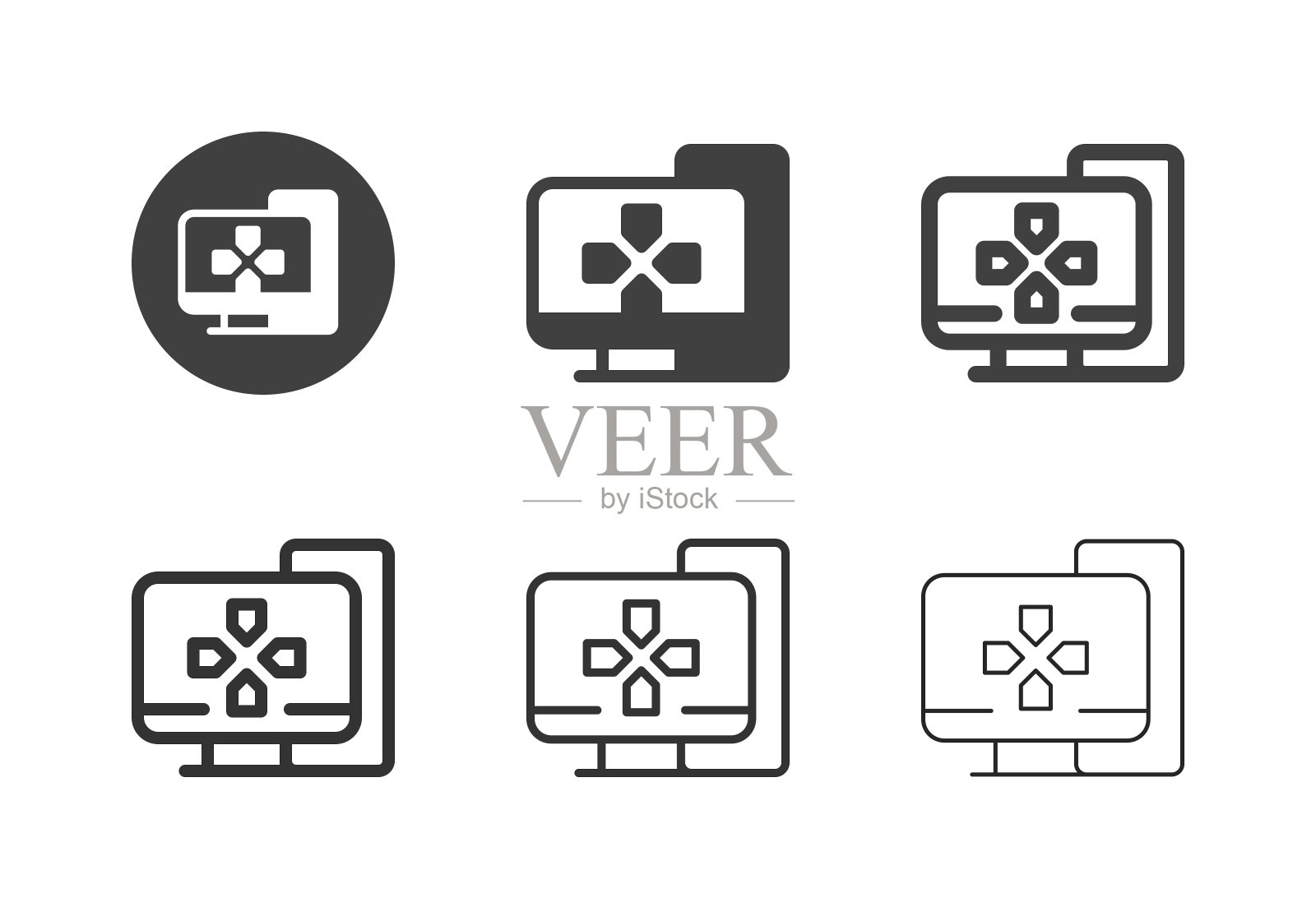 游戏桌面PC图标-多系列插画图片素材