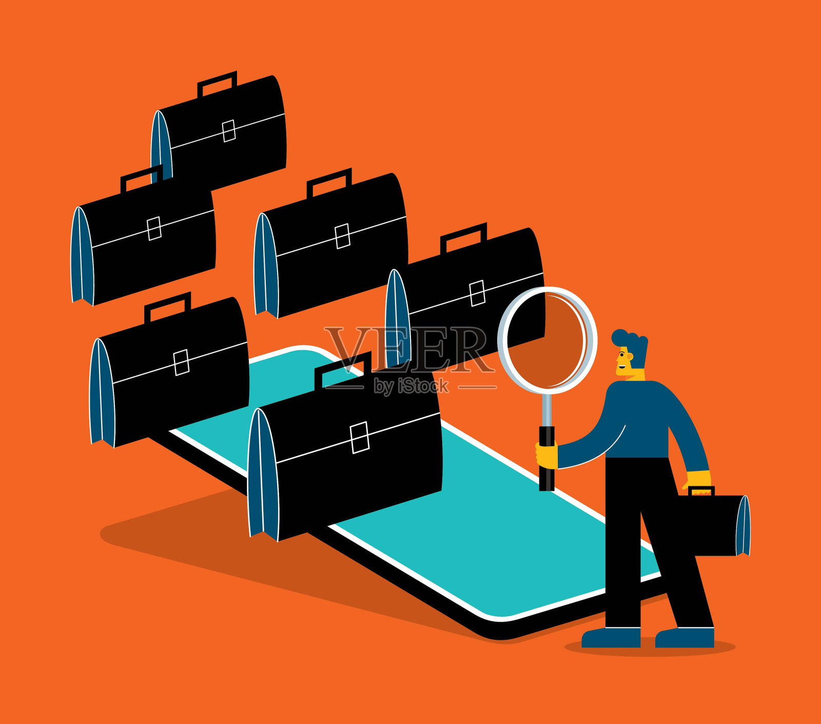 求职-空缺插画图片素材