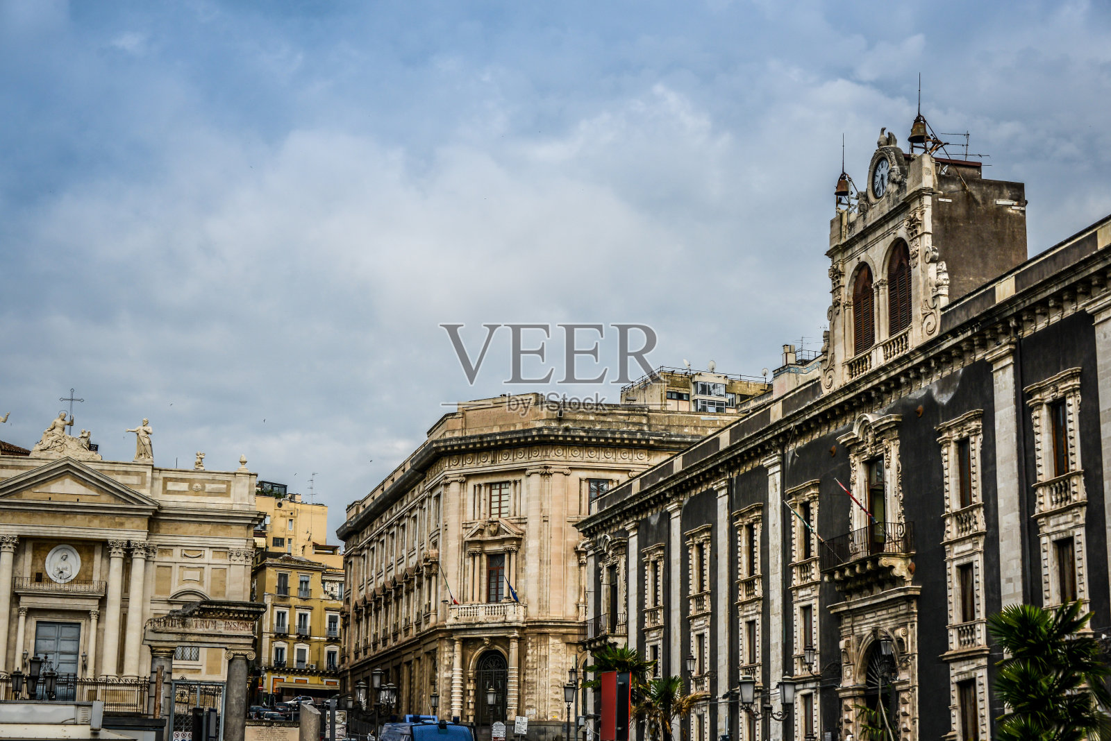 泰扎诺宫位于意大利西西里岛的卡塔尼亚照片摄影图片