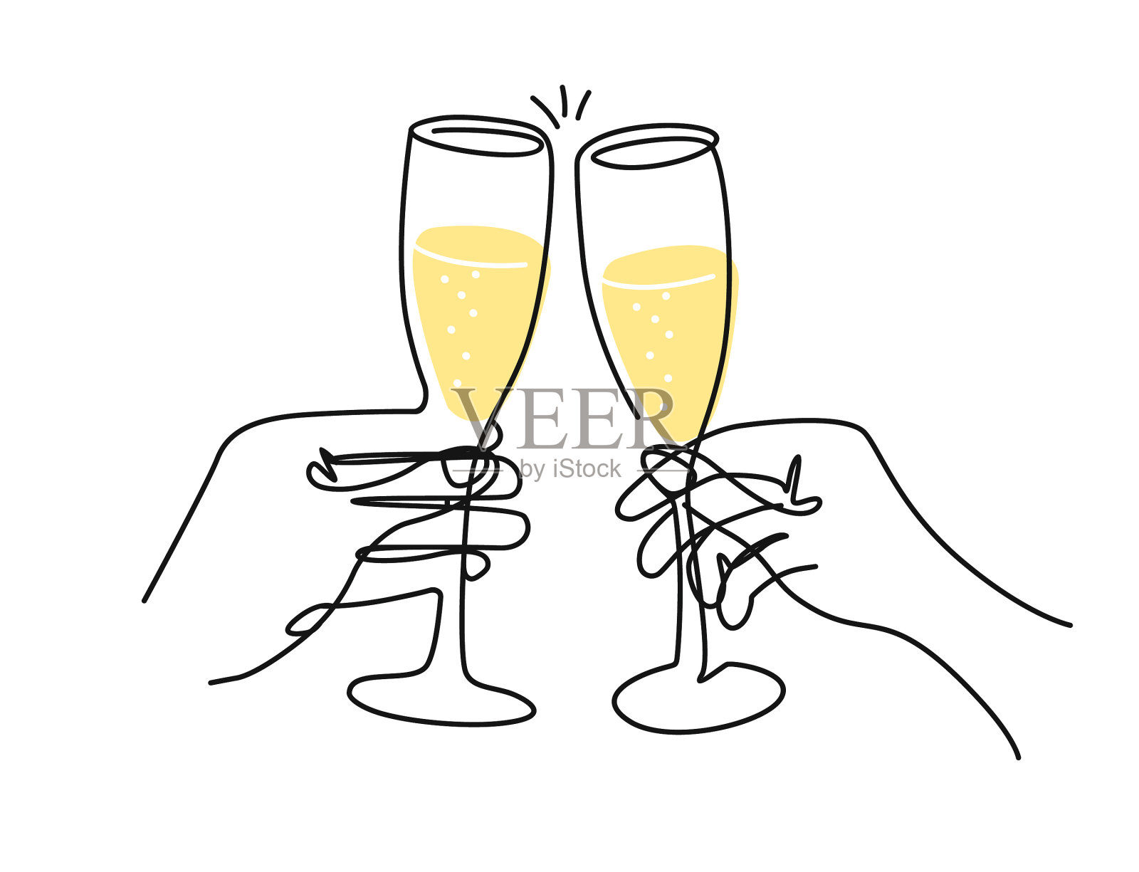 布拉格查尔斯桥插画图片素材