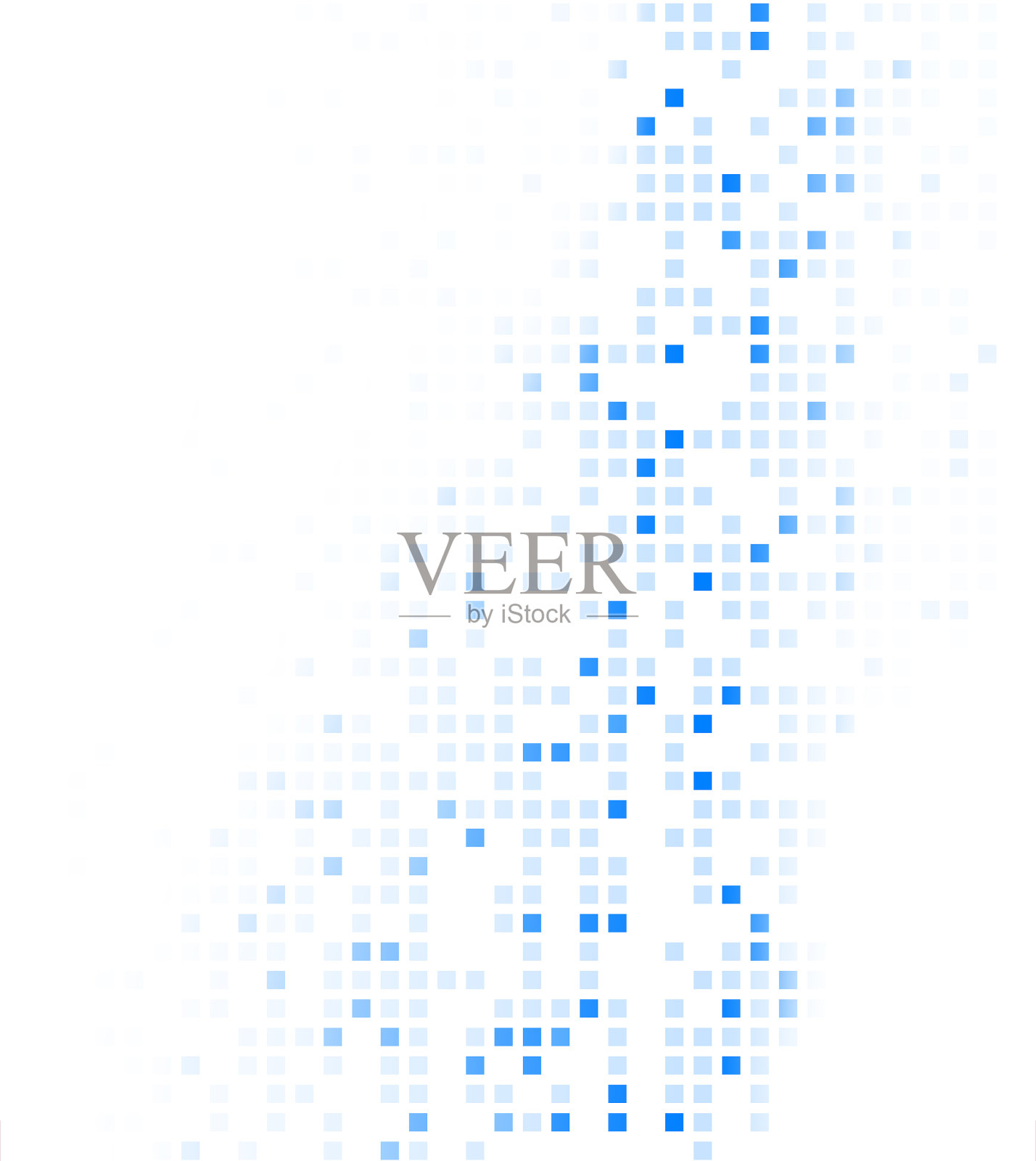 块蓝色插画图片素材