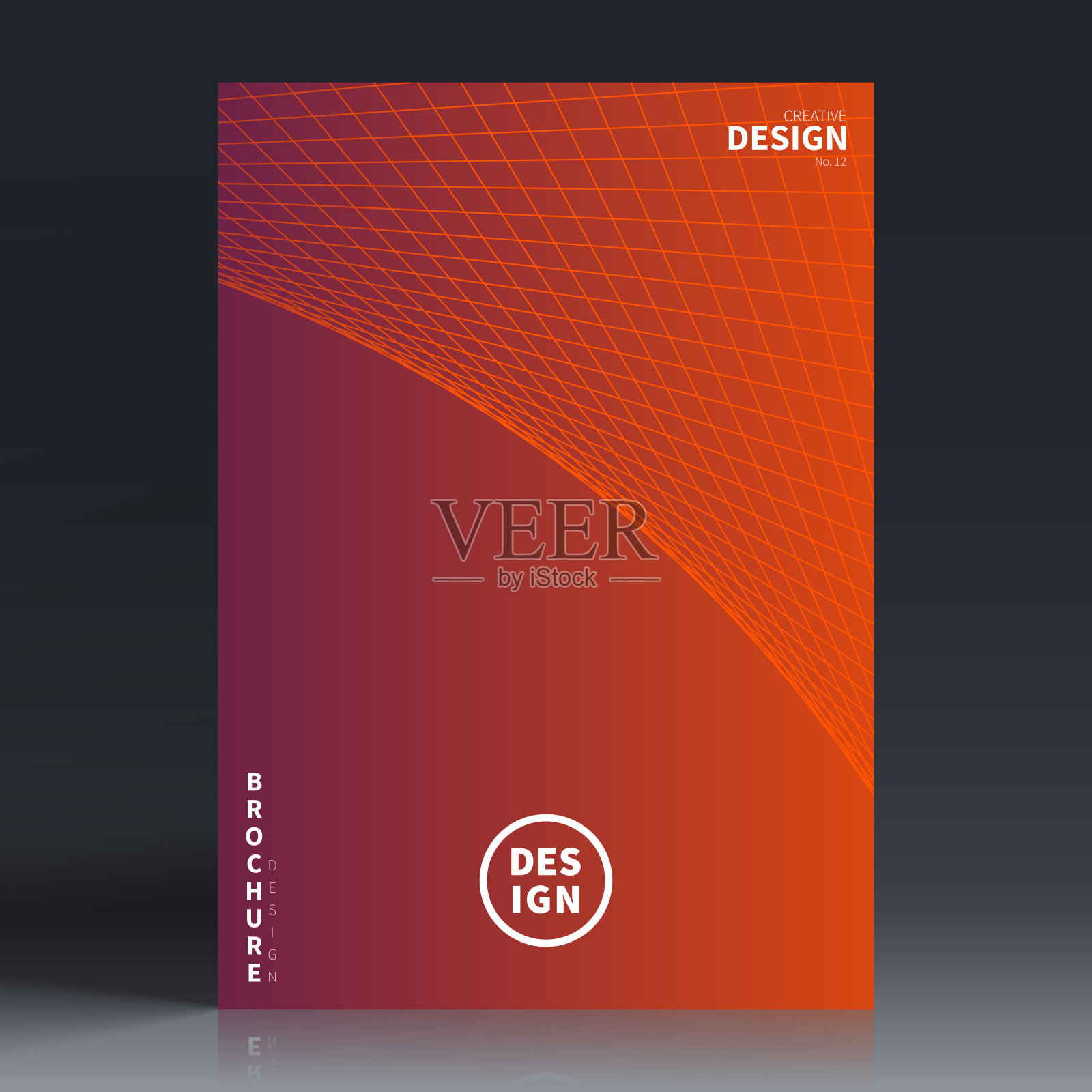 宣传册模板排版，红色封面设计，企业年报，传单，杂志设计模板素材