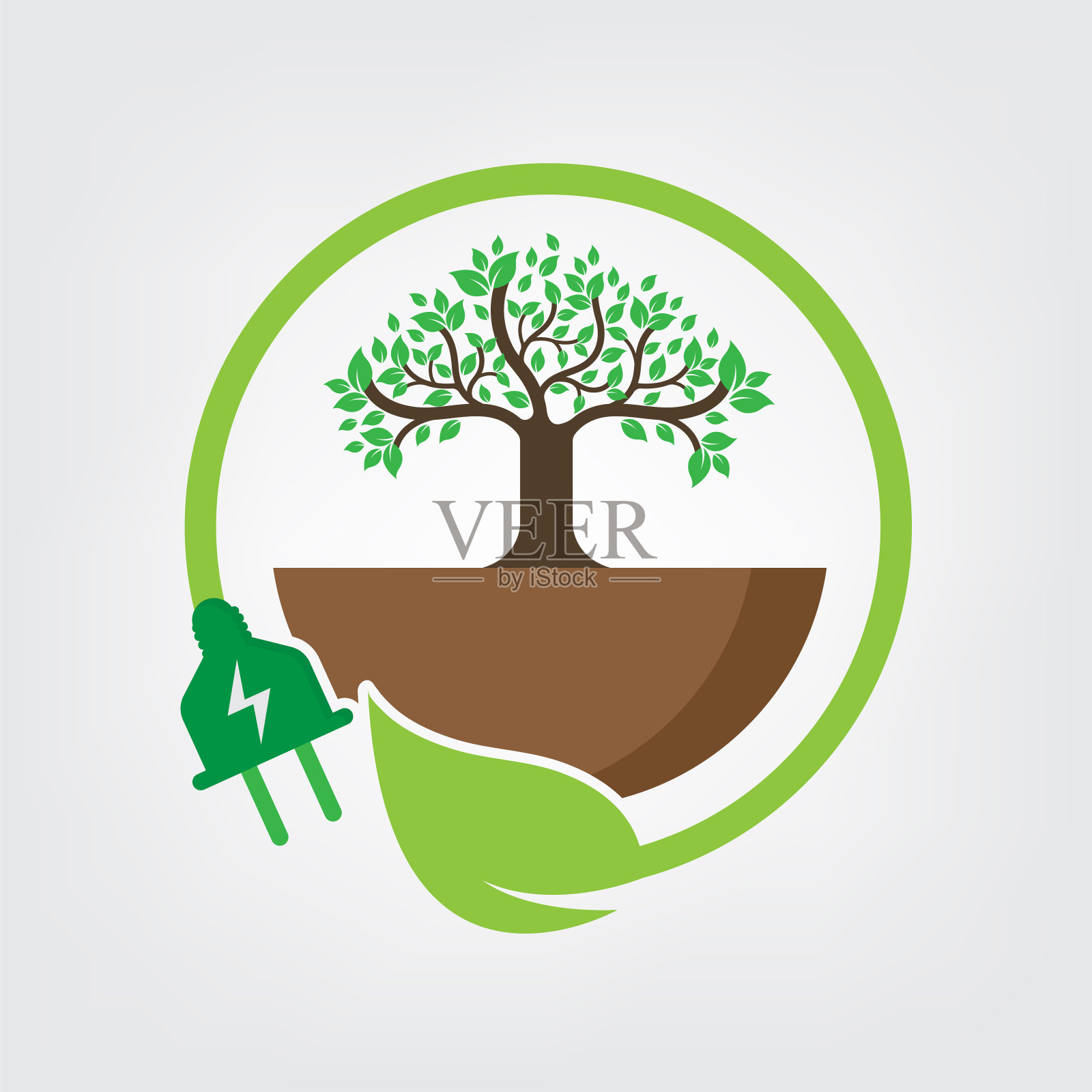 自然能源插画图片素材