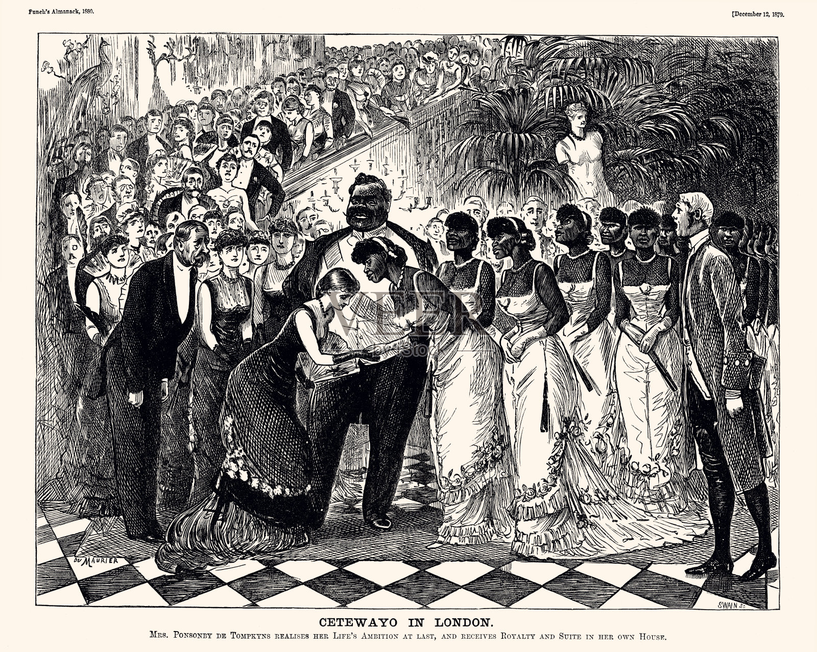 CETEWAYO IN LONDON (XXXL，细节多多)插画图片素材