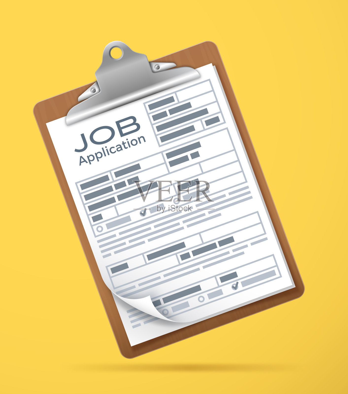 工作申请插画图片素材