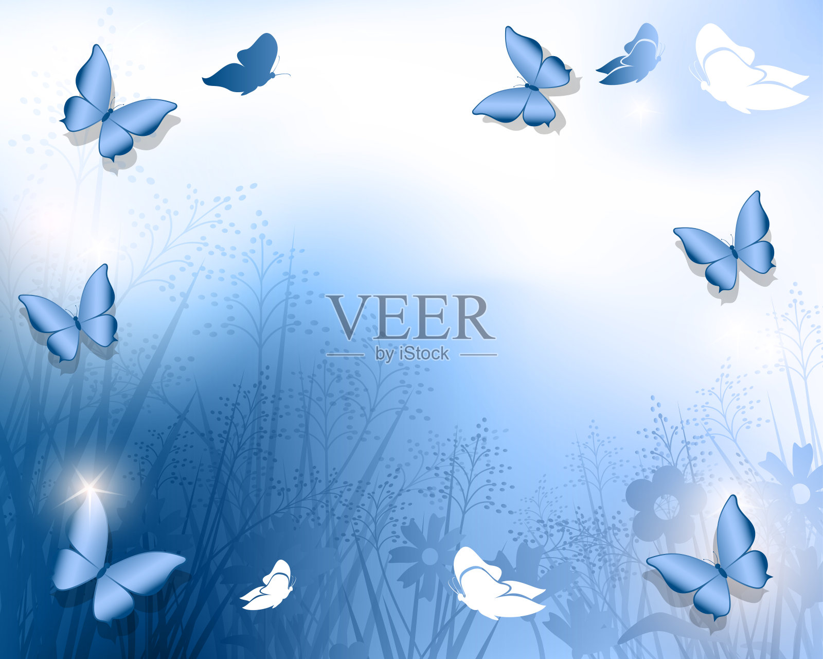 春天的概念插画图片素材