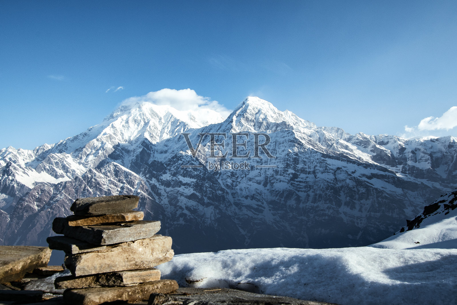 尼泊尔山照片摄影图片