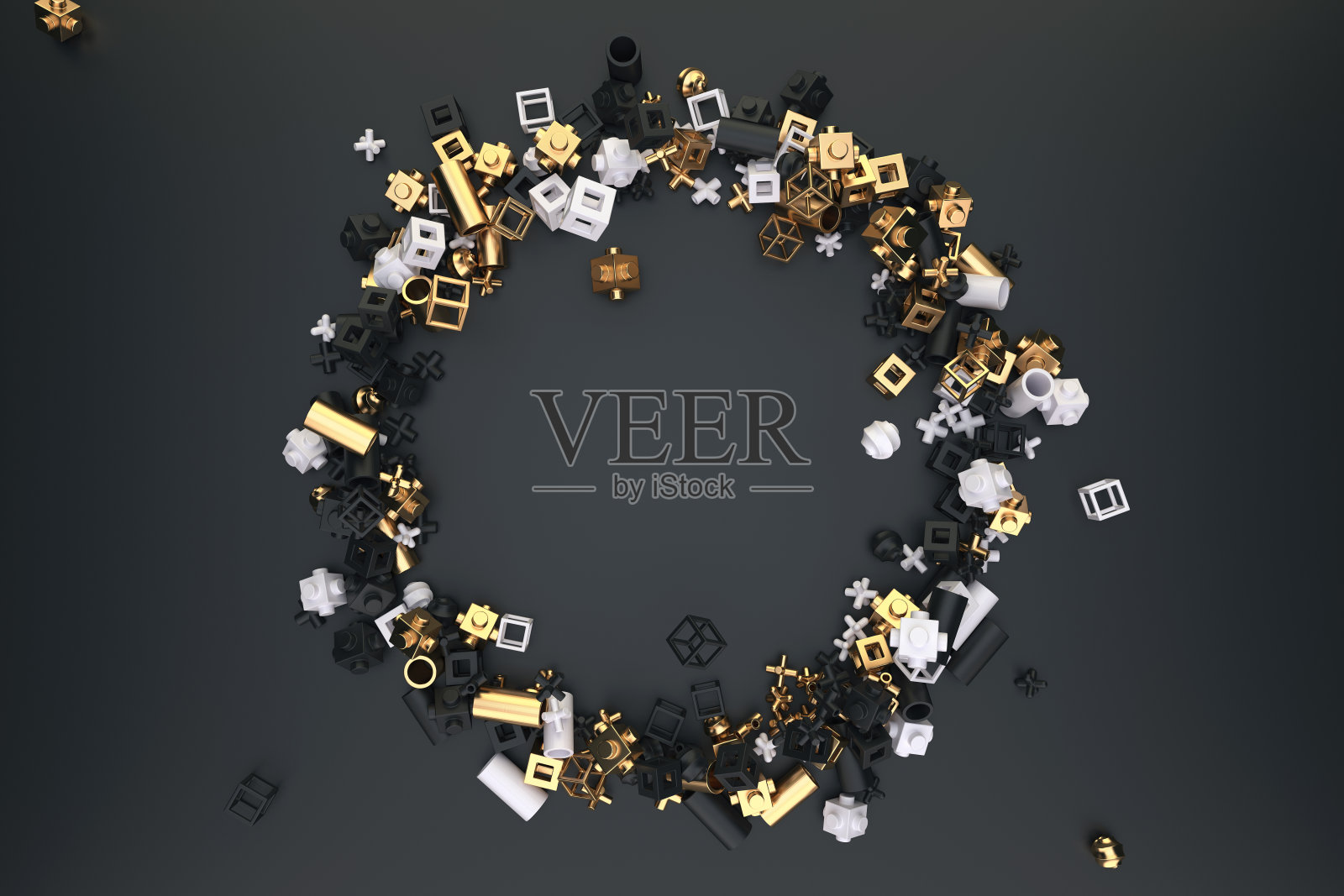 抽象创意3d形状照片摄影图片