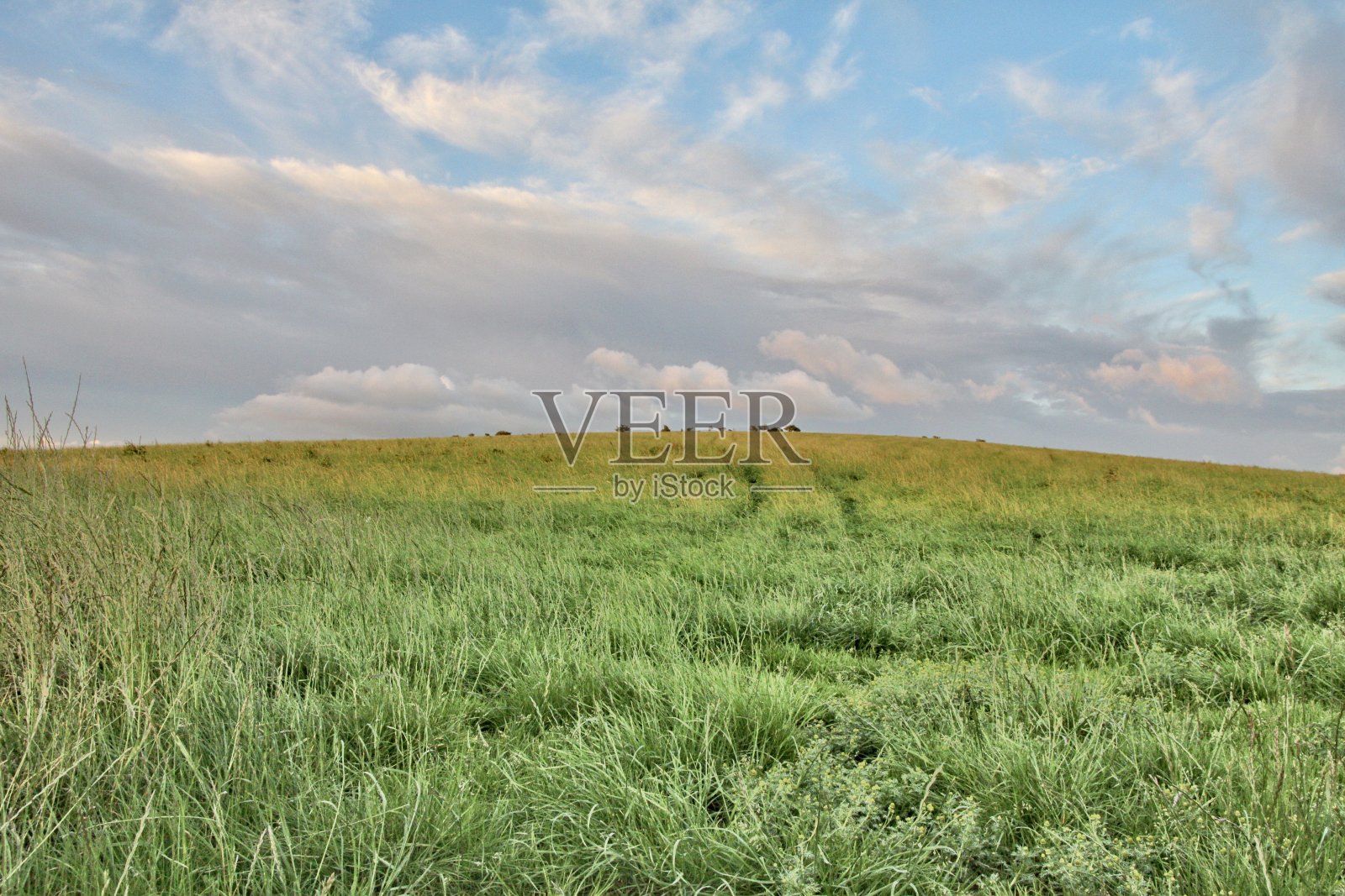 海边的晚云。照片摄影图片