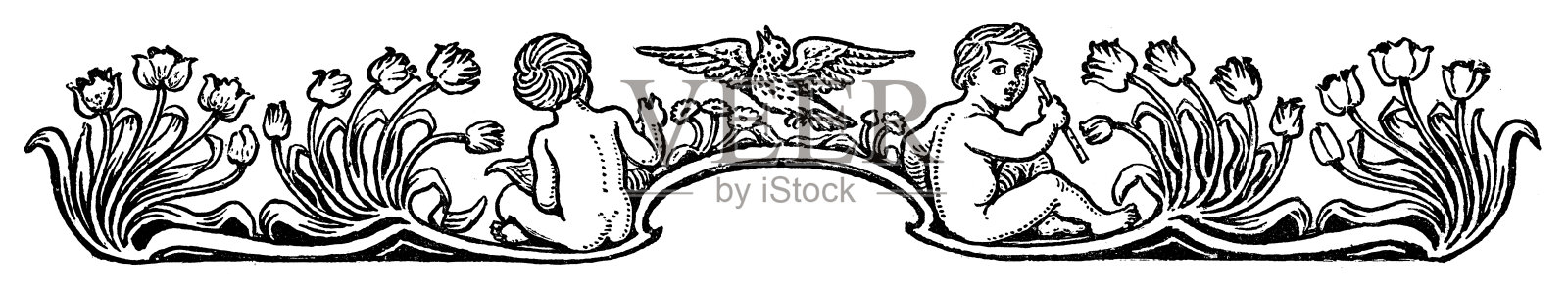 装饰婴儿横幅插画图片素材