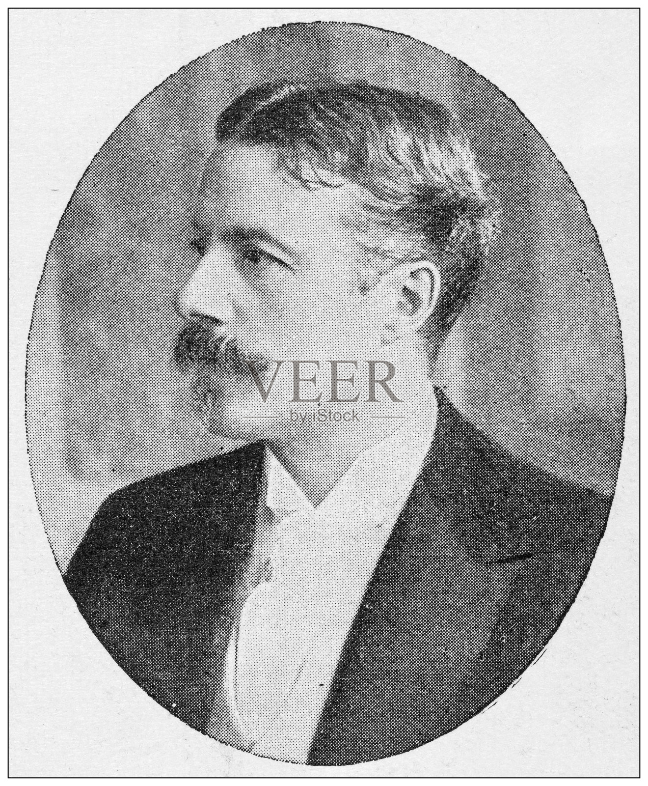 来自英国杂志的古董图片:Martin Gosselin爵士插画图片素材