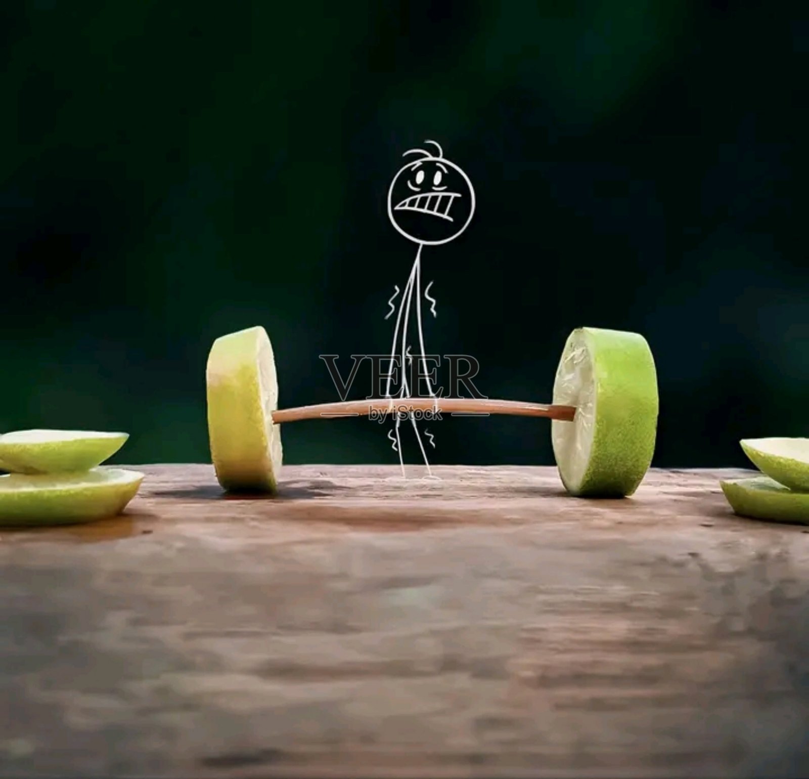 试图举起哑铃照片摄影图片