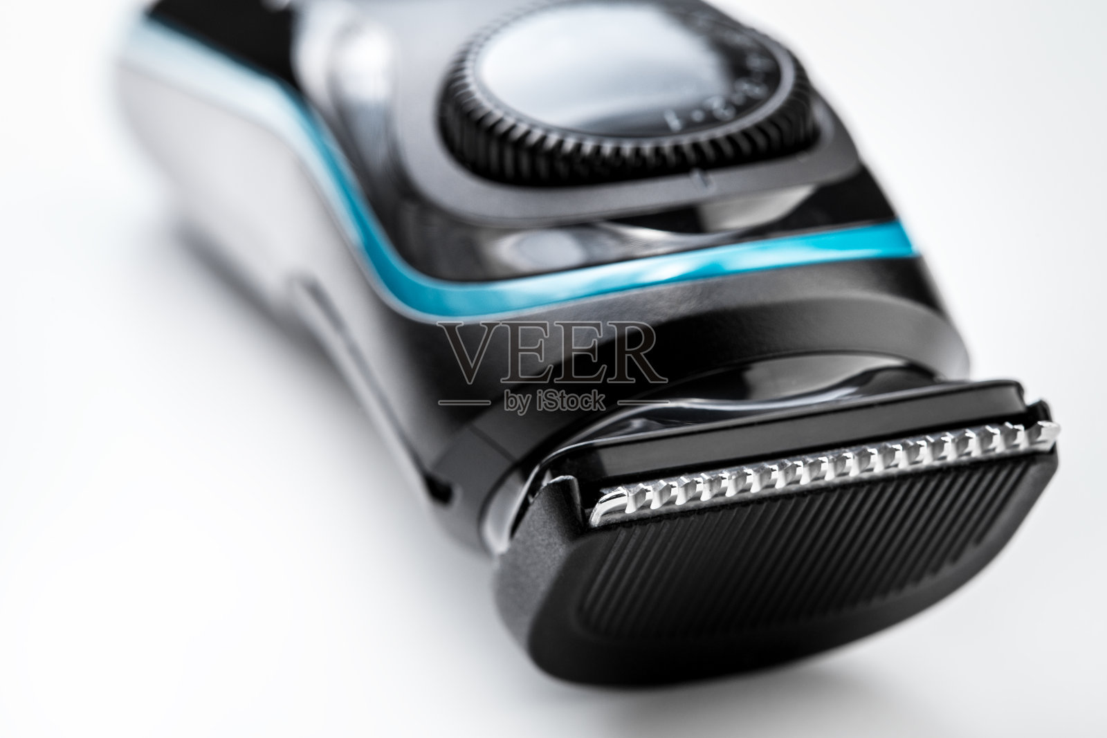 头发修剪器隔离在白色背景上。胡须和头发剪。照片摄影图片