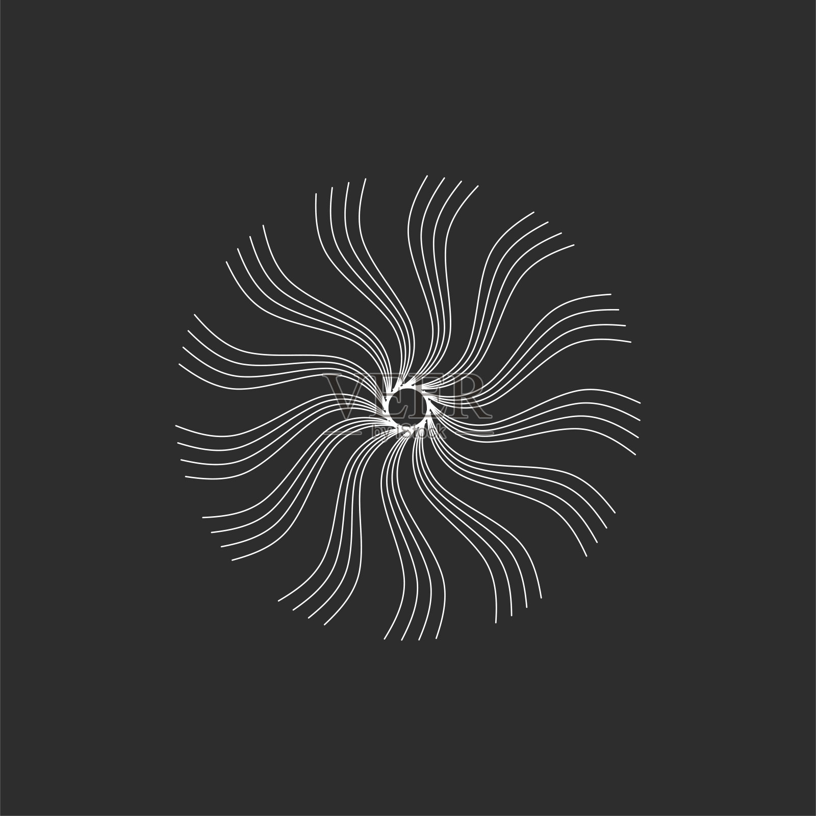 抽象运动圆线元素图案插画图片素材