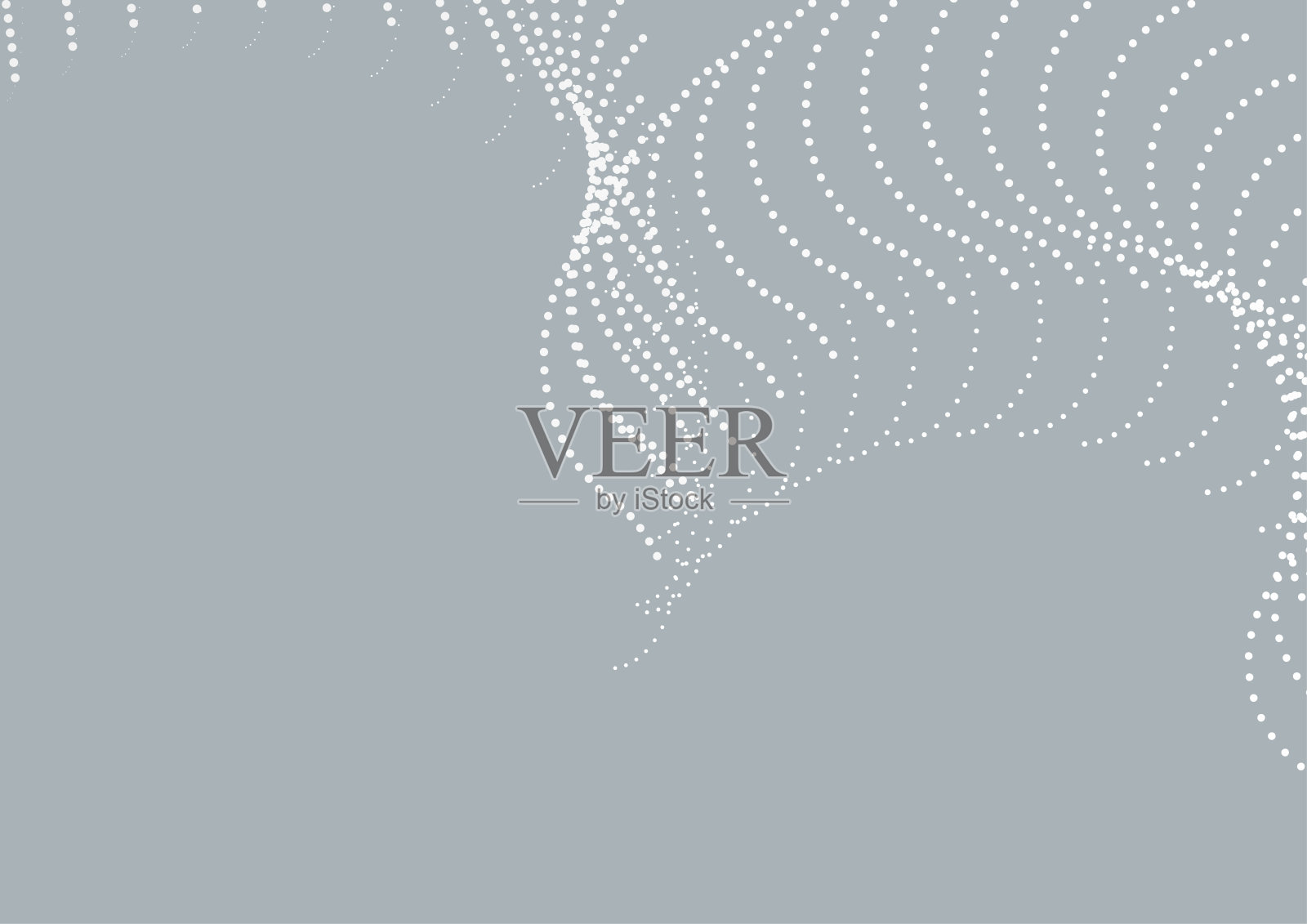 摘要灰色运动波粒子流动模式背景插画图片素材
