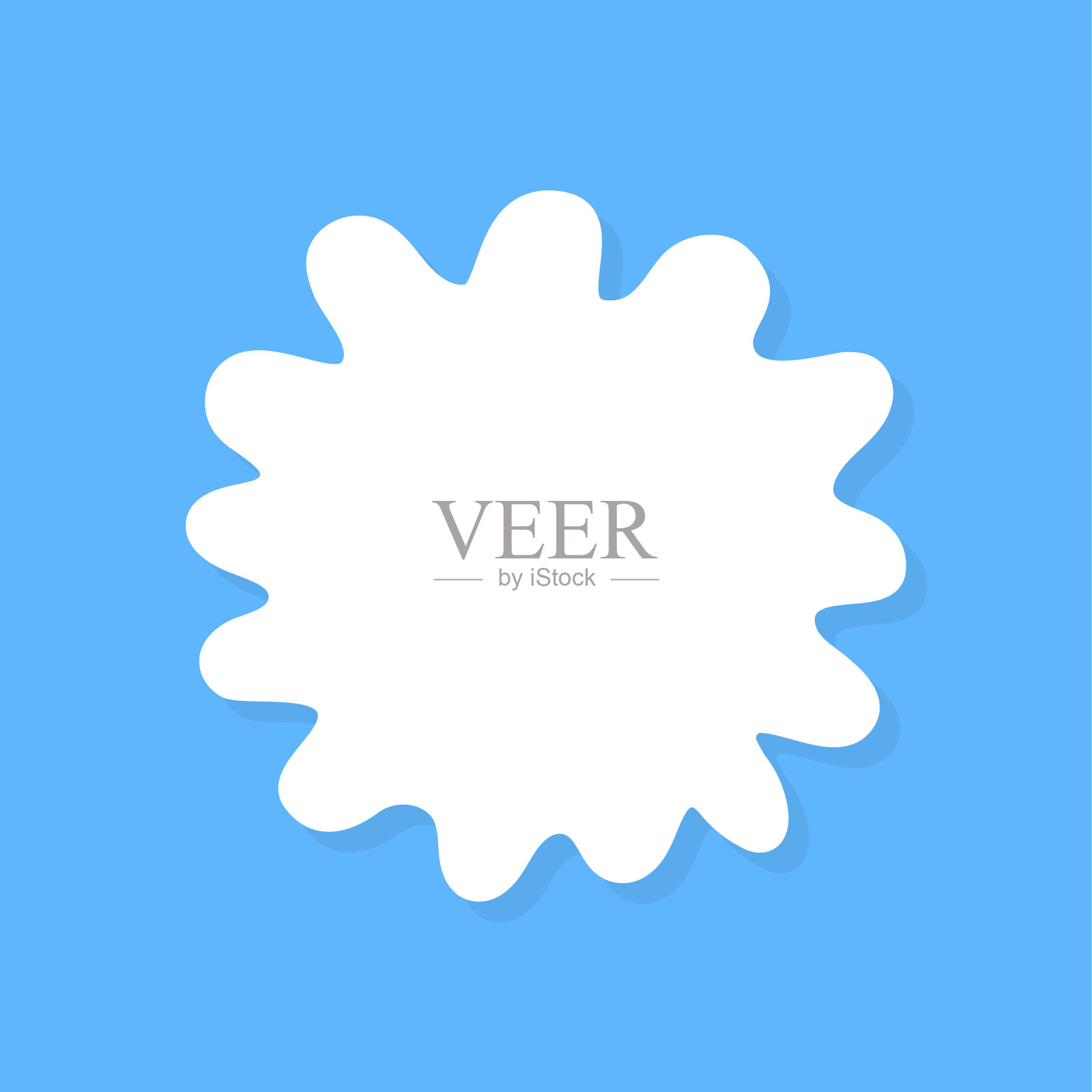 语音气泡矢量元素，文本气球，矢量图标。插画图片素材