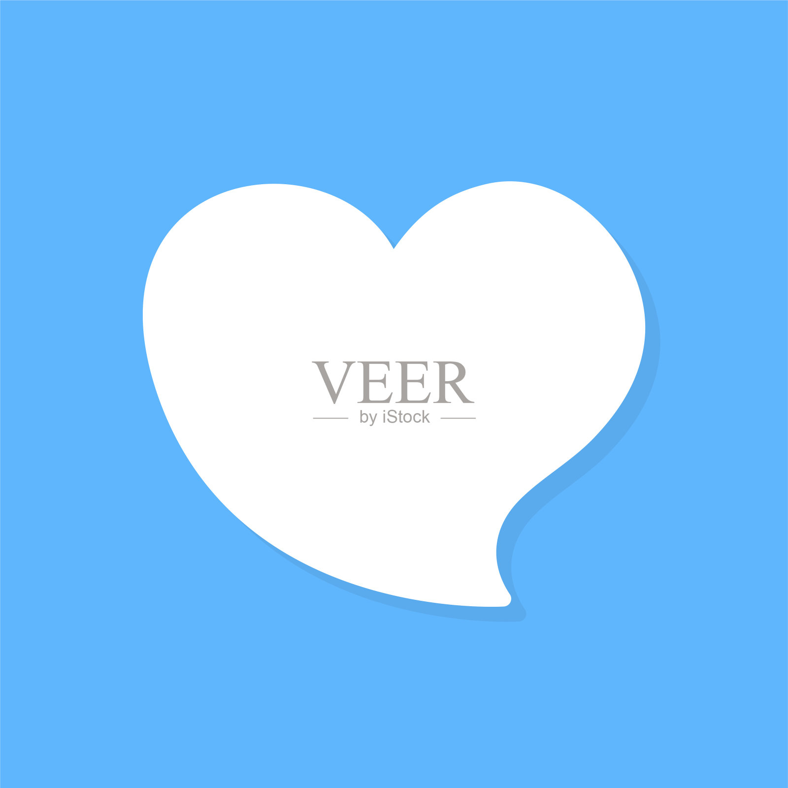 语音气泡矢量元素，文本气球，矢量图标。插画图片素材