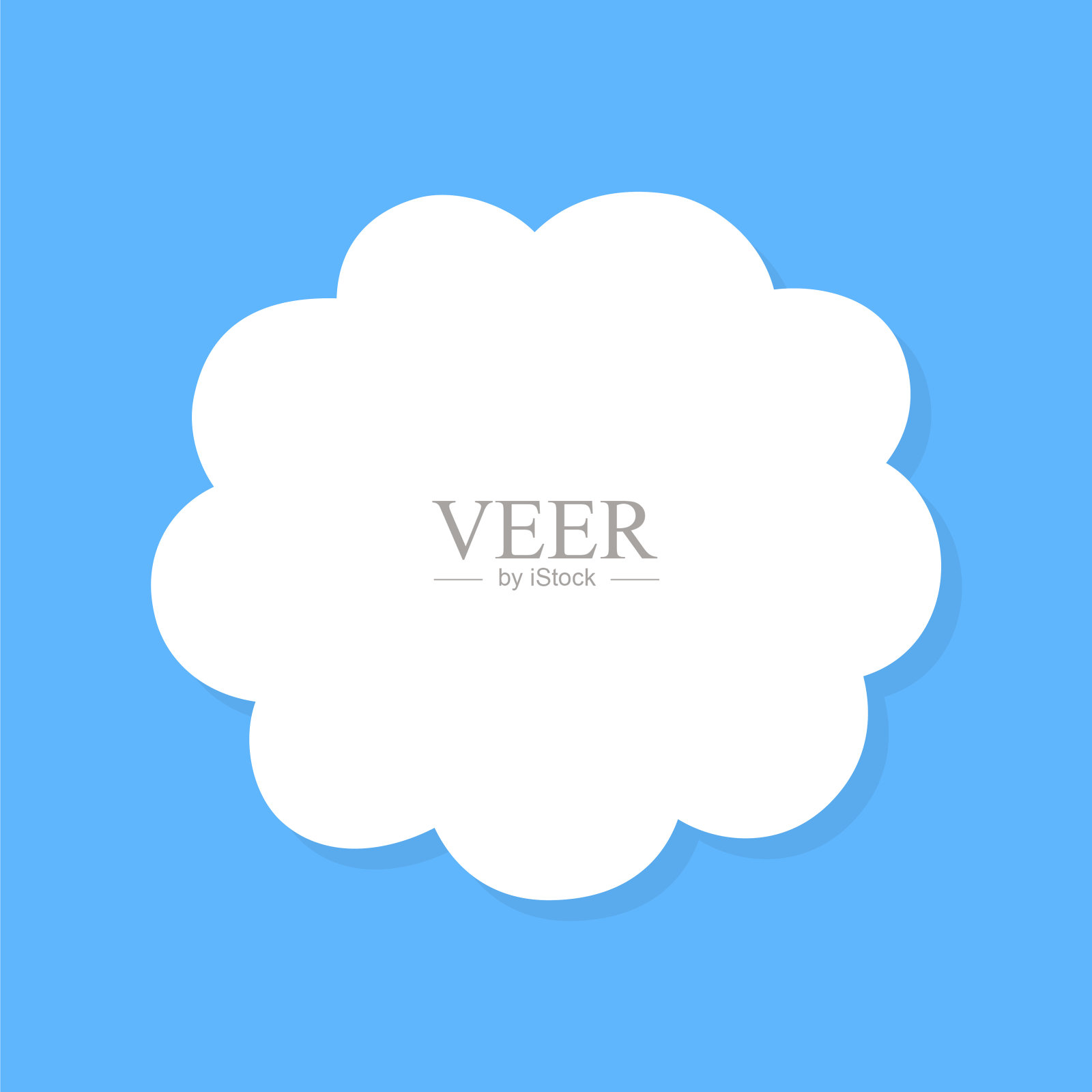 语音气泡矢量元素，文本气球，矢量图标。插画图片素材