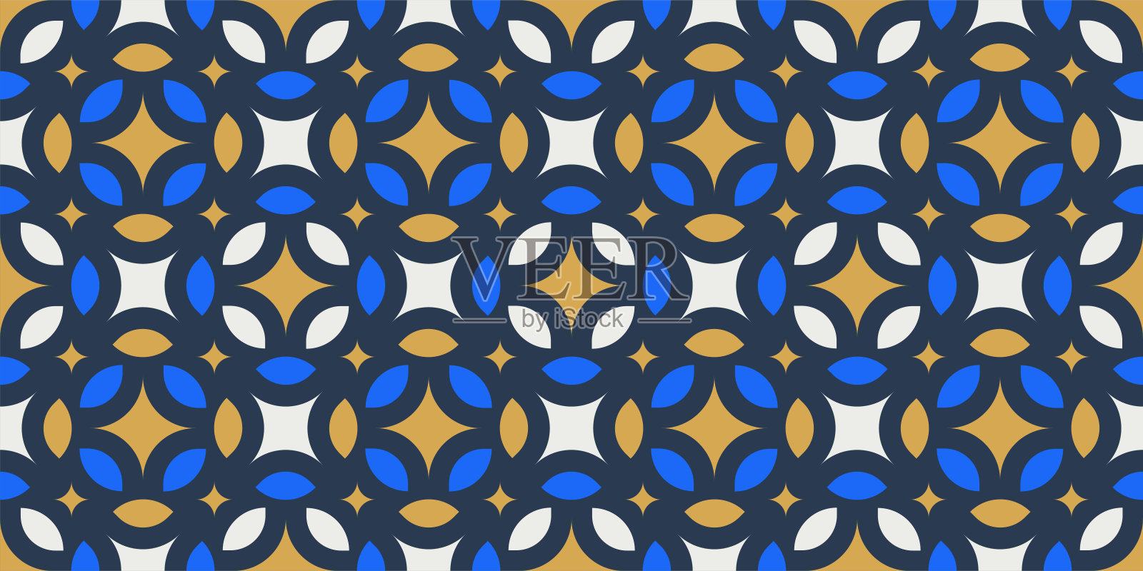 抽象的几何无缝图案，矢量优雅的色彩节奏重复纹理与彩色爆炸和星眩装饰插画图片素材