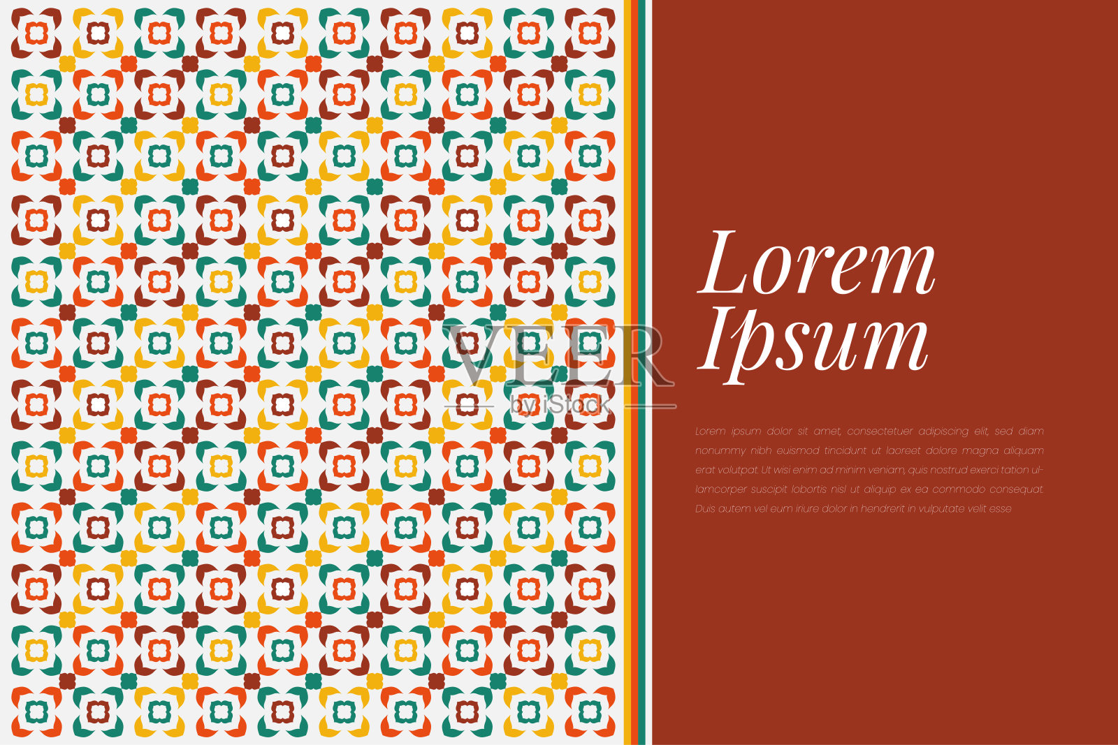 装饰的彩色背景插画图片素材