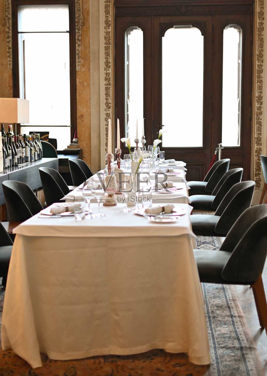 庆祝的桌子照片摄影图片