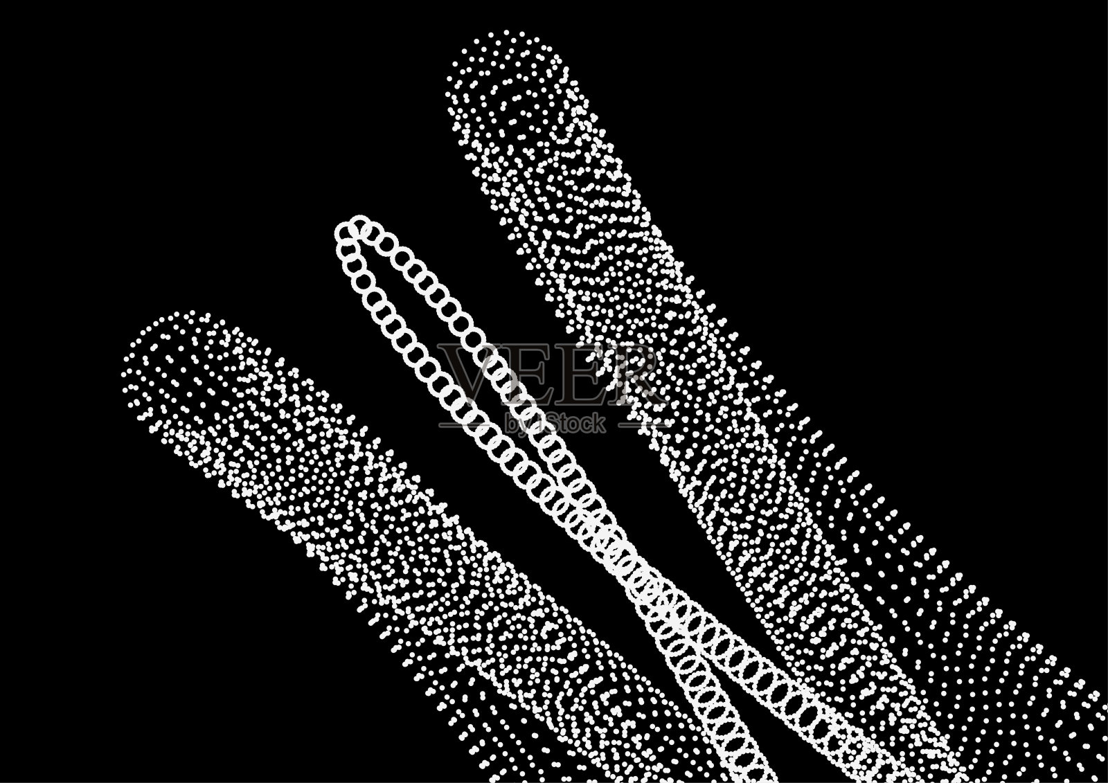 摘要黑白运动粒子流技术科学格局背景插画图片素材