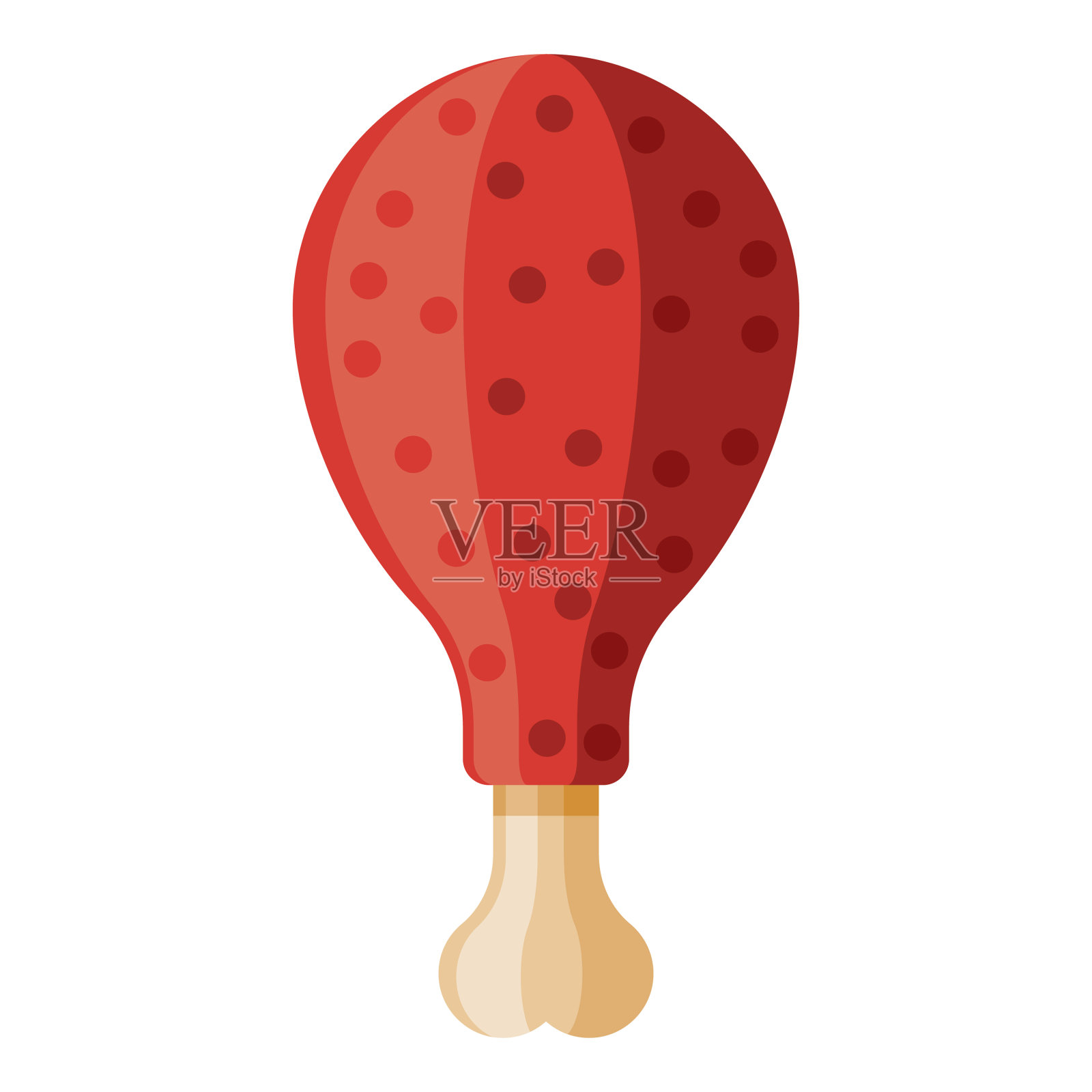 唐杜里鸡的透明背景图标插画图片素材