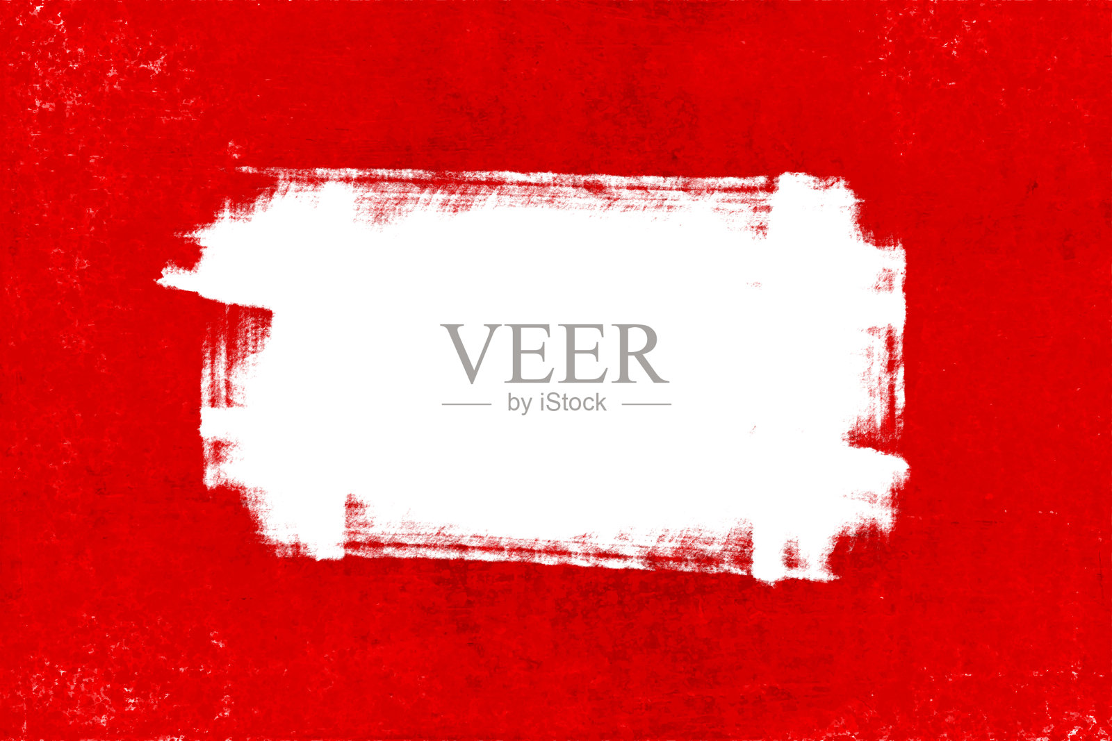 横幅模板上水平空空白模糊的艺术凌乱的复古垃圾红色背景或边界与白色模糊的颜料笔画中心插画图片素材