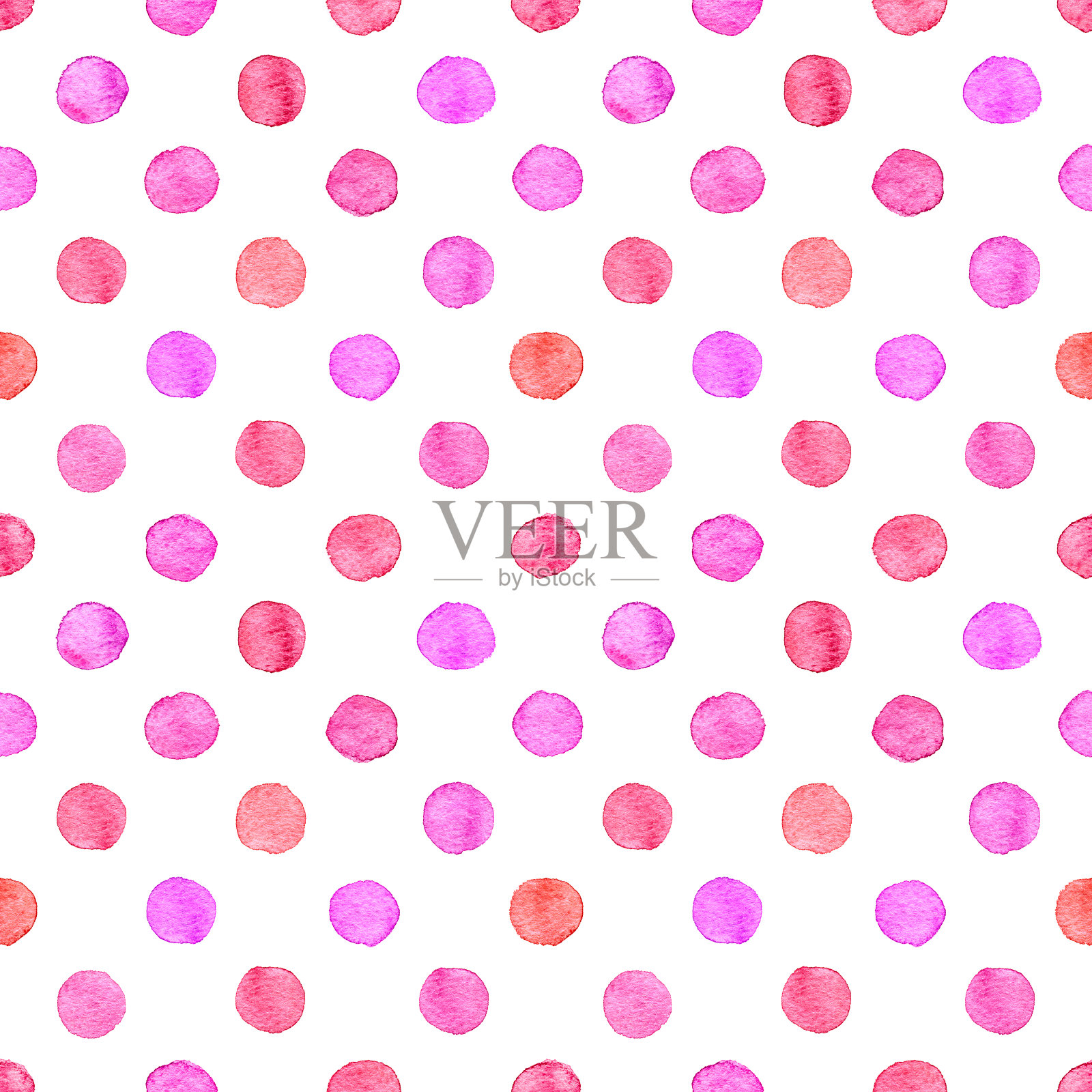 无缝水彩点图案插画图片素材