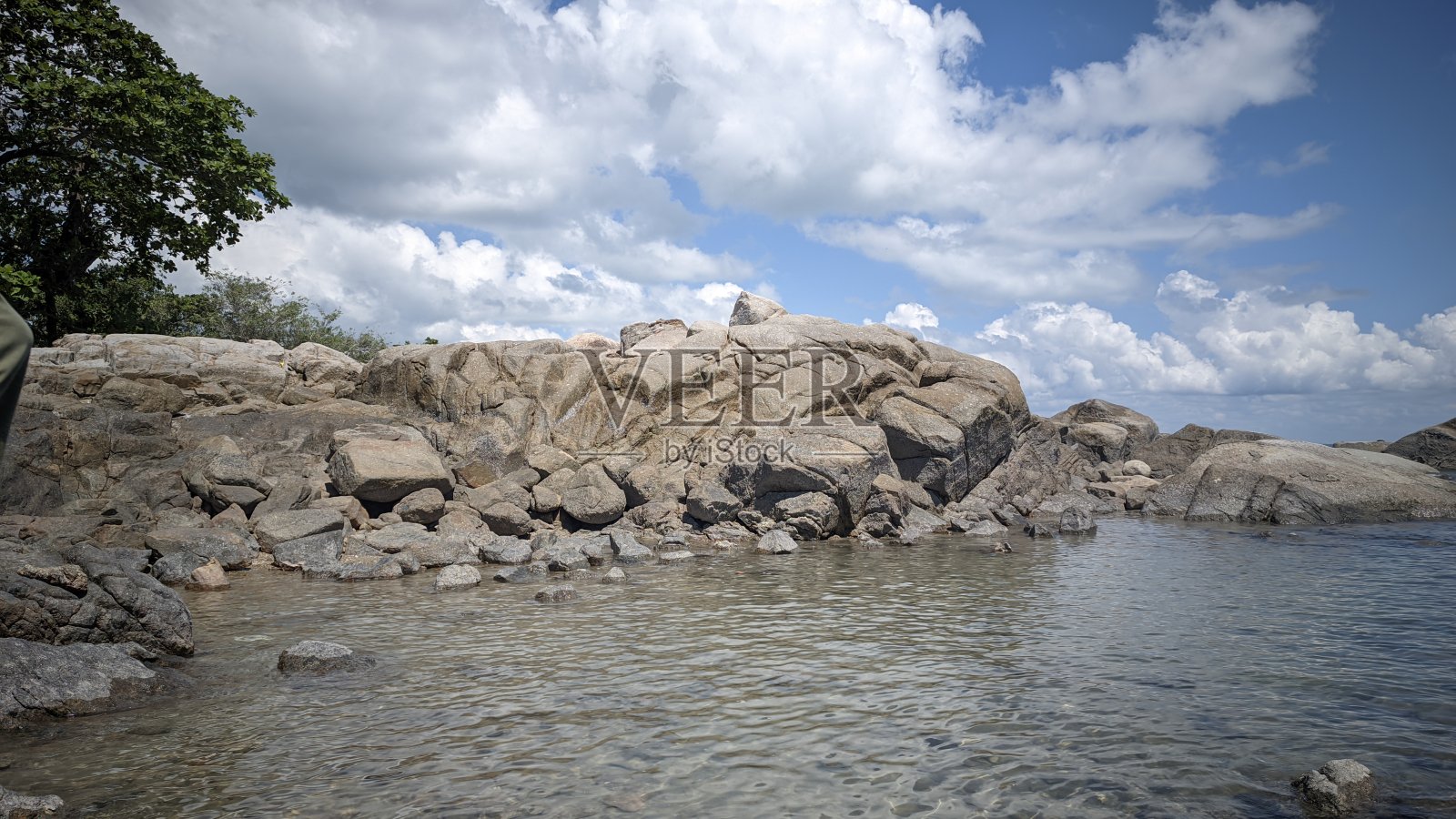 邦加岛上的Penyusuk海滩照片摄影图片