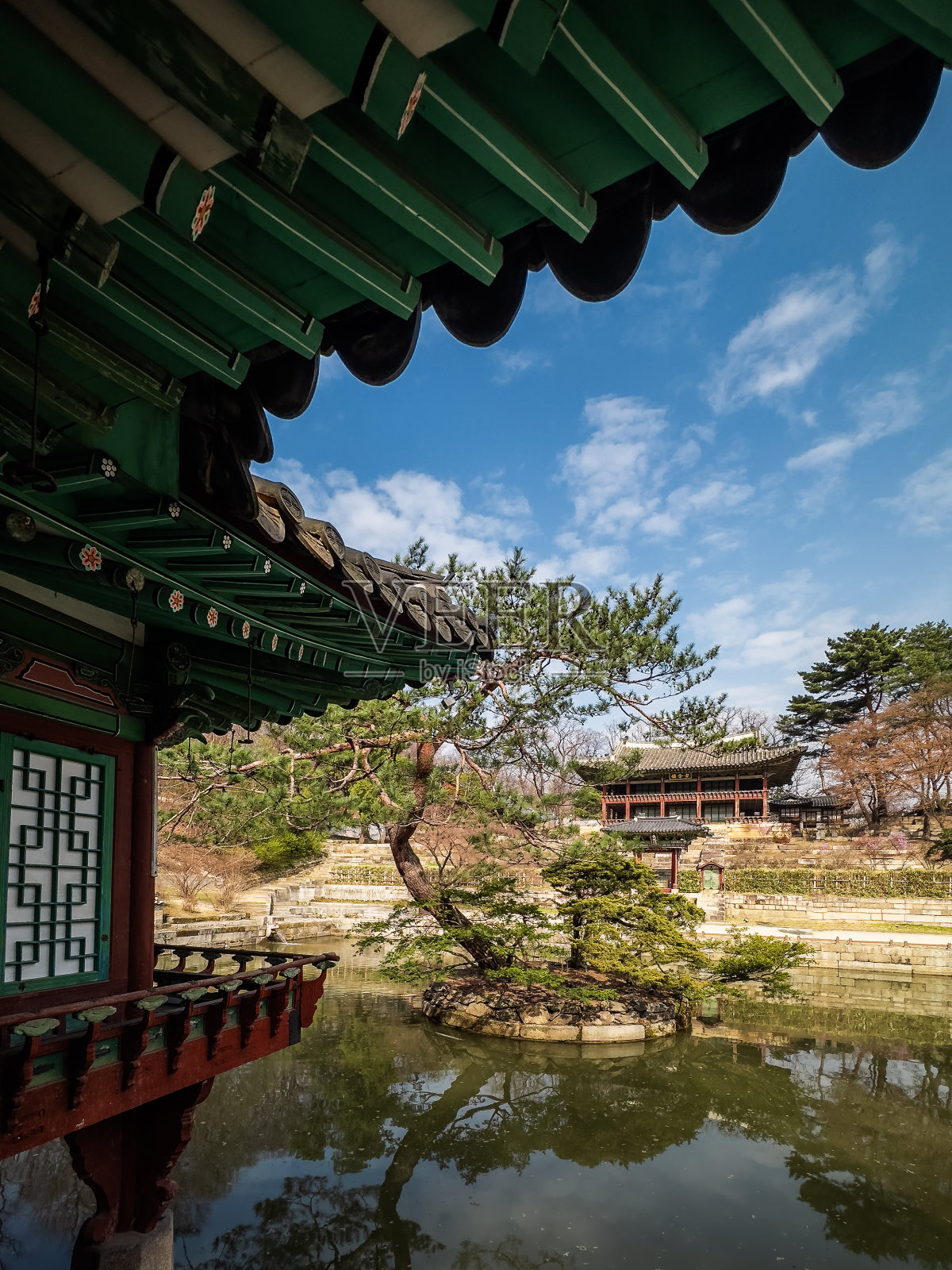 首尔春季最受欢迎的地标照片摄影图片