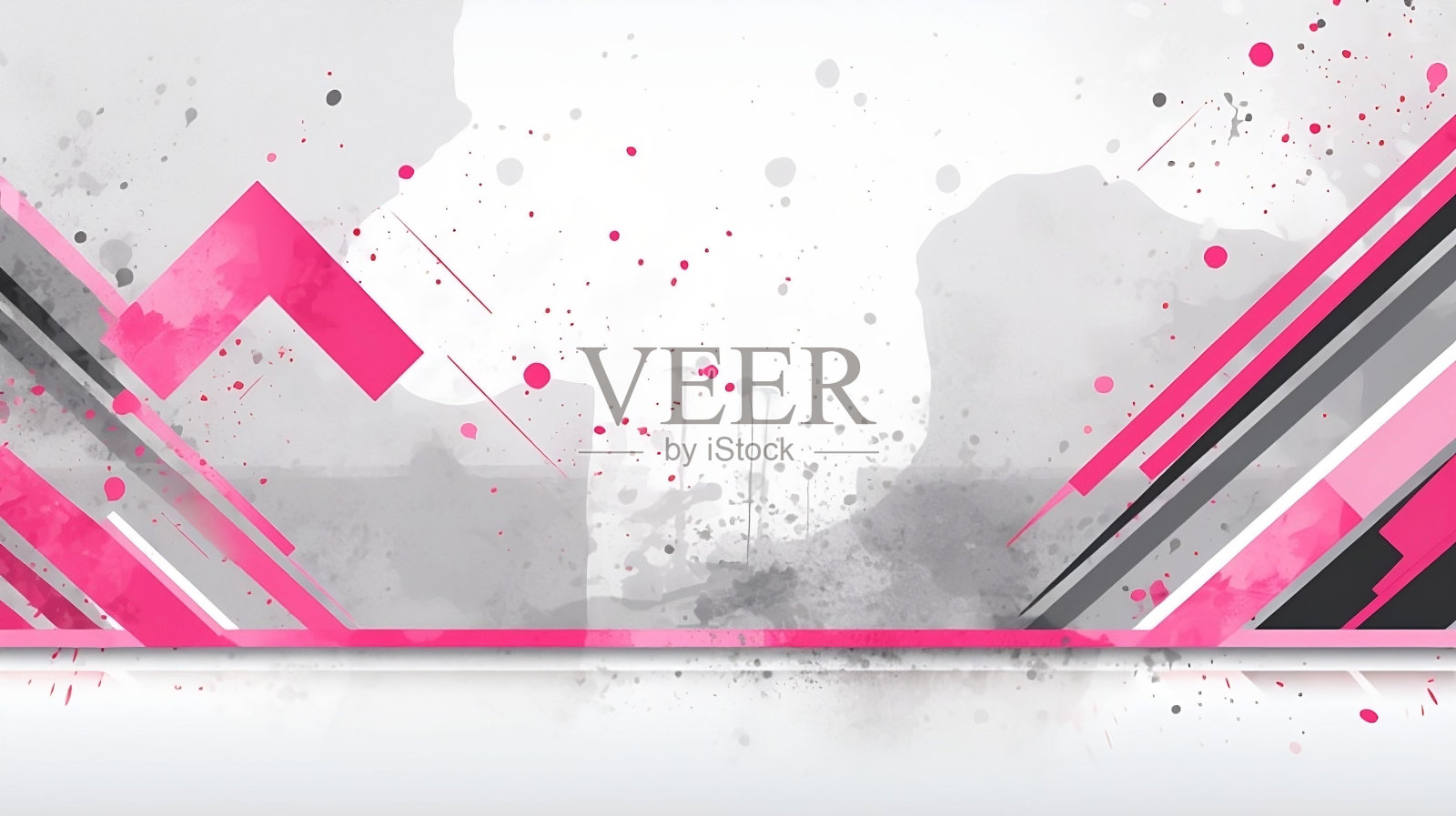 说明粉红色和灰色条纹在灰色的grunge背景照片摄影图片