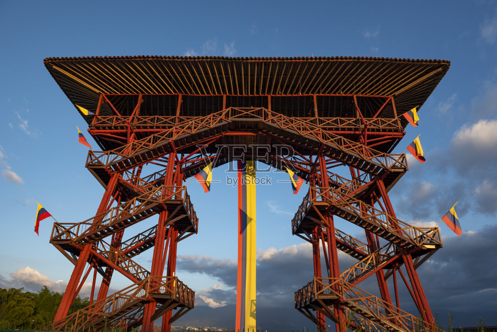 咖啡公园-国家咖啡公园，黑山，哥伦比亚照片摄影图片