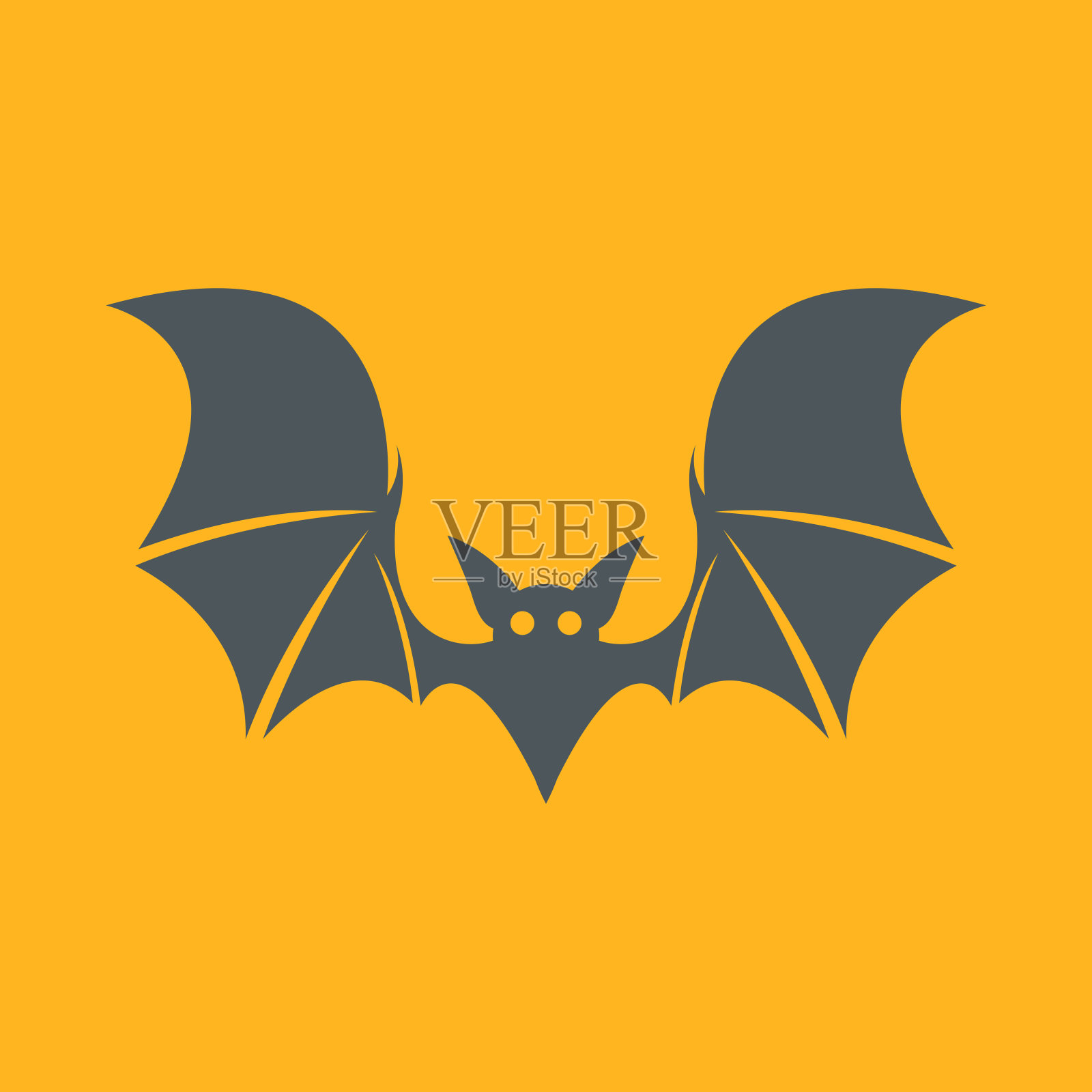 蝙蝠图标插画图片素材