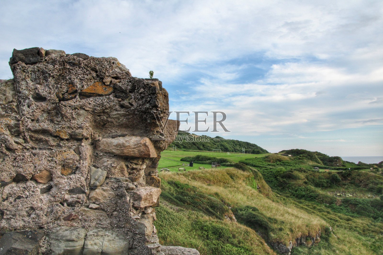 苏格兰艾尔郡的Dunure照片摄影图片