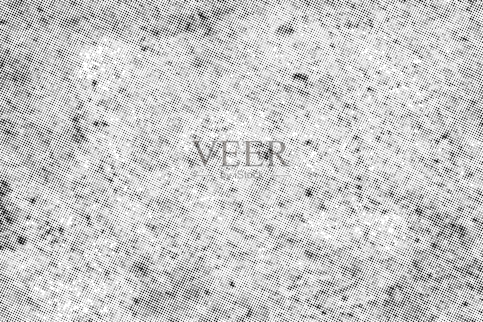 矢量黑色垃圾半色调图案抽象纹理背景。插画图片素材