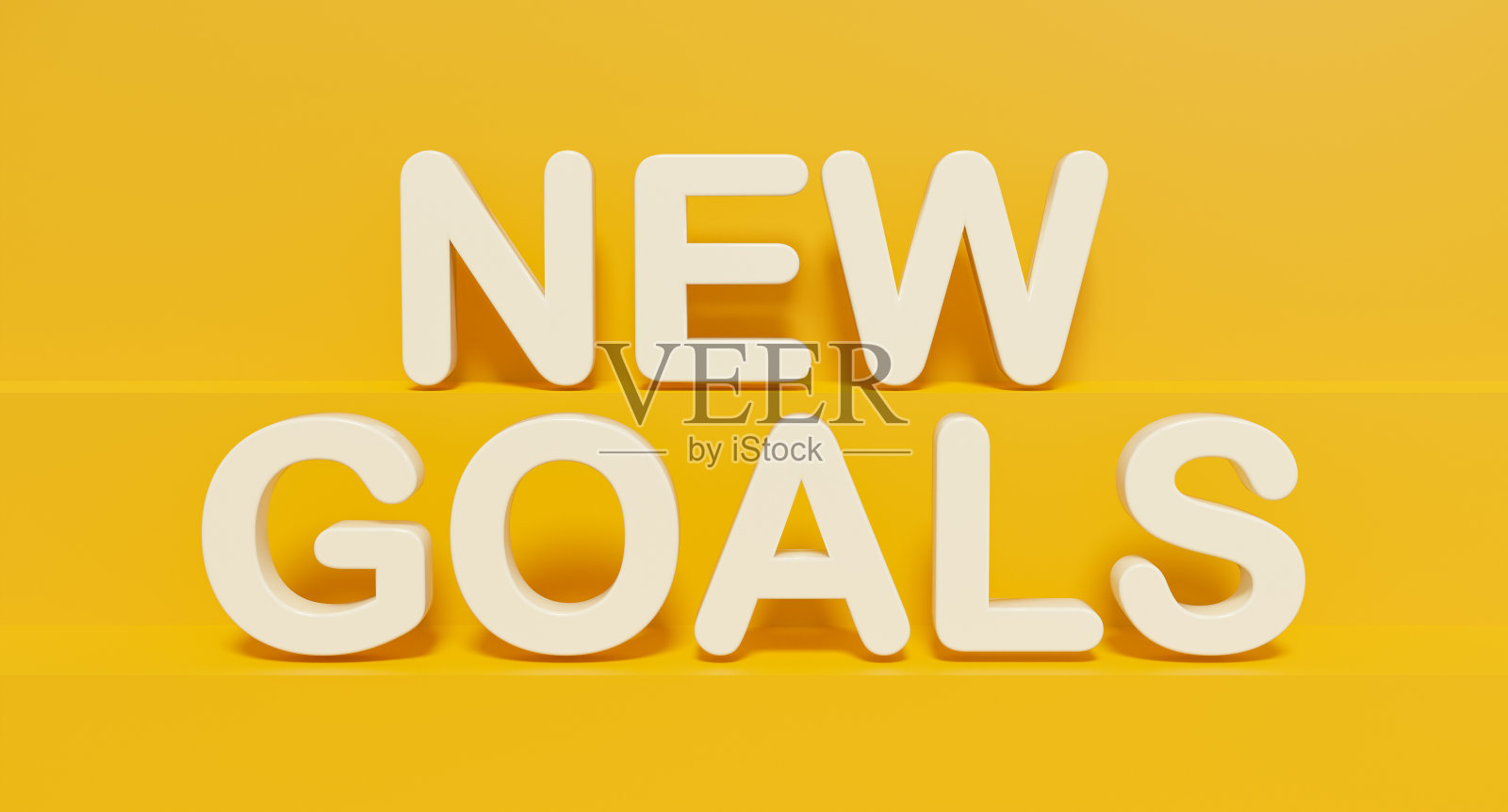 新目标。网页横幅和标志。照片摄影图片