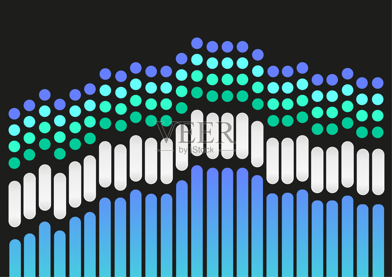 音乐均衡器设计插画图片素材