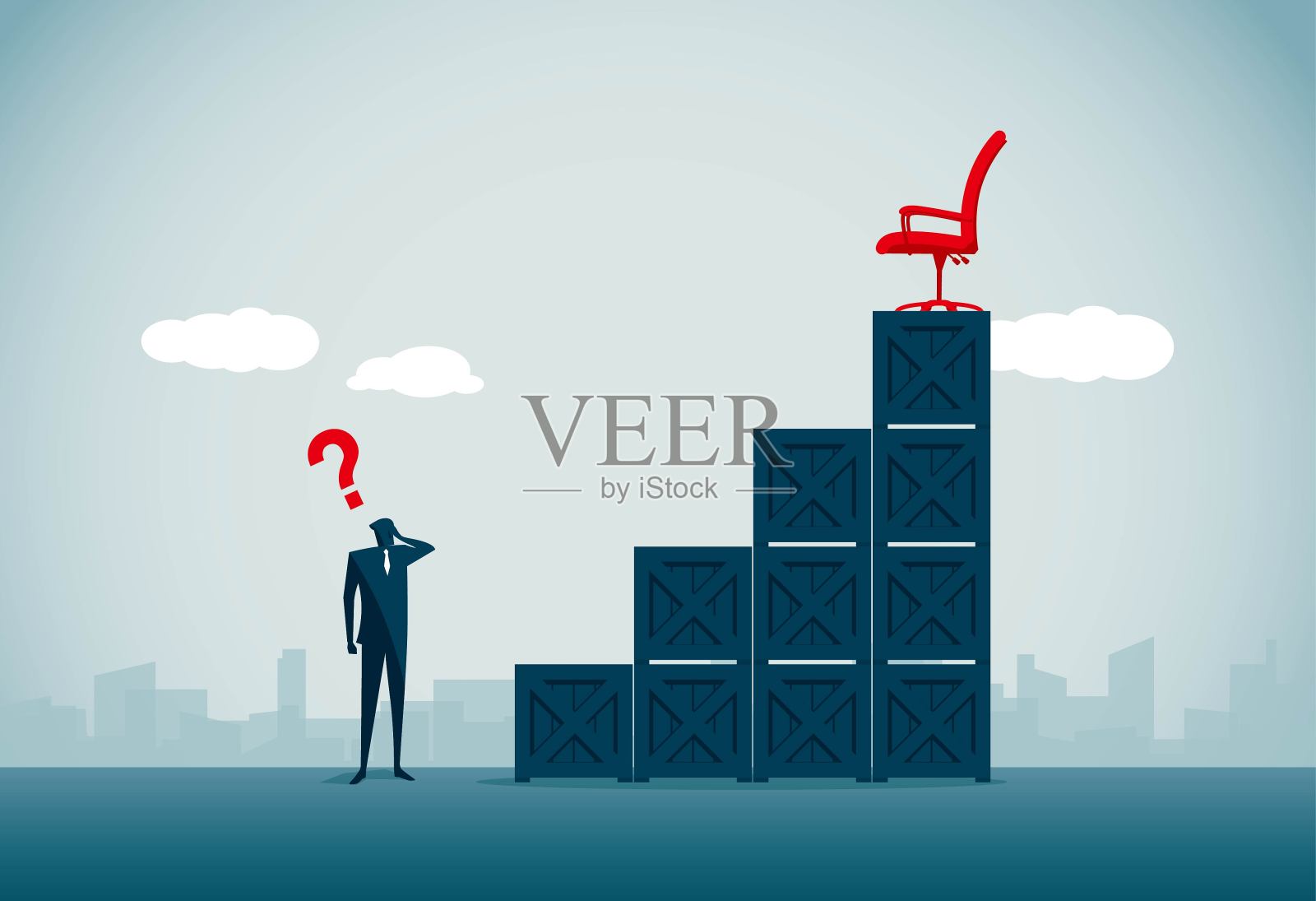 候选人插画图片素材