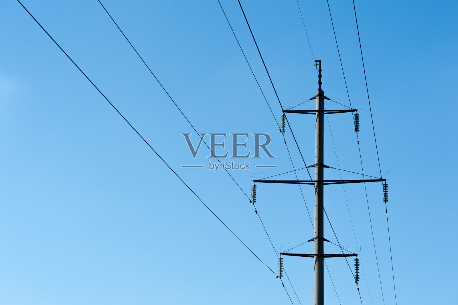 高压输电线照片摄影图片