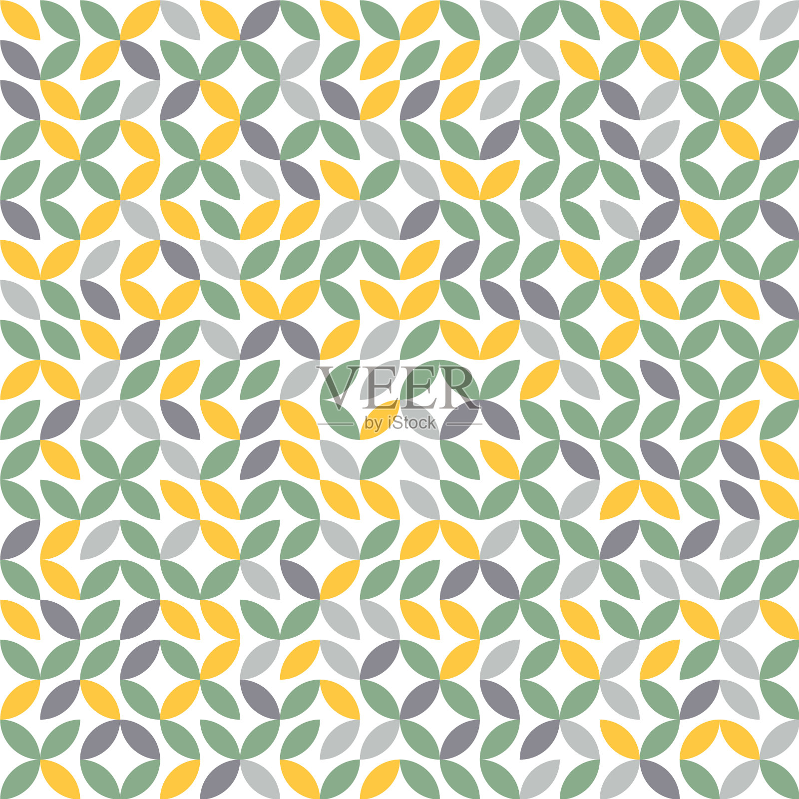 几何简约无缝模式插画图片素材