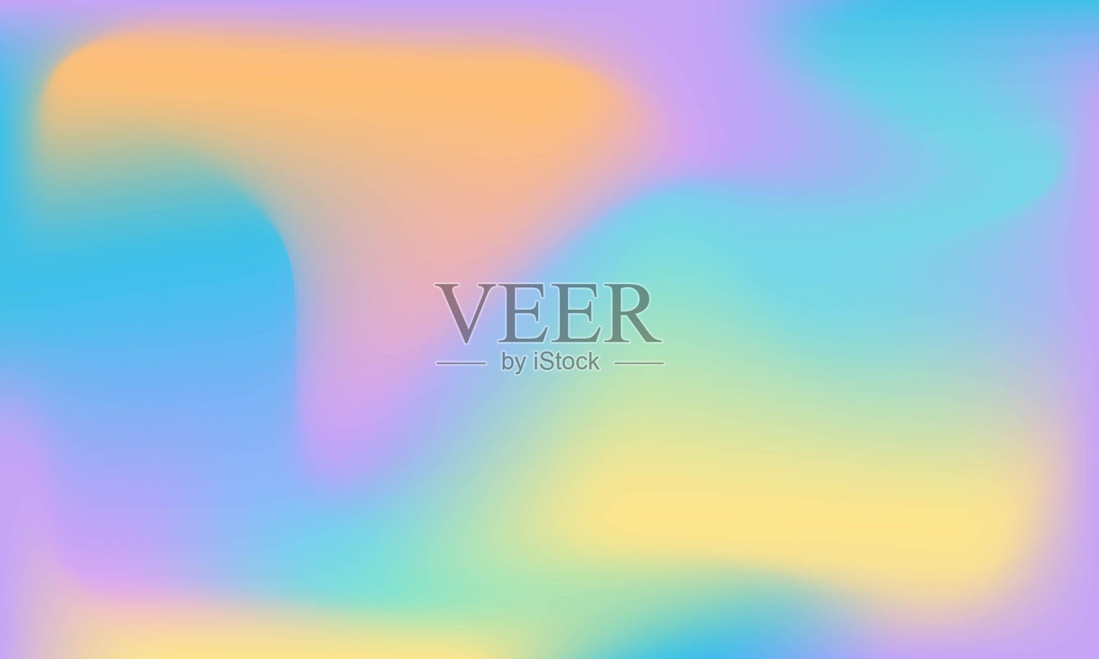 彩色渐变模糊抽象背景插画图片素材